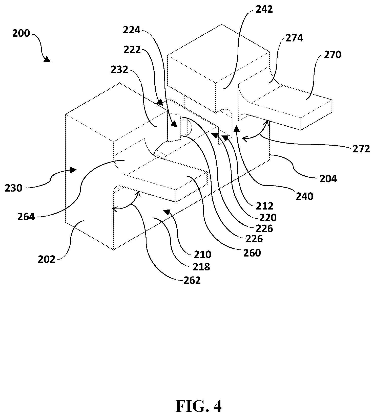Patent US12297649 Figure 4 – Deck clip