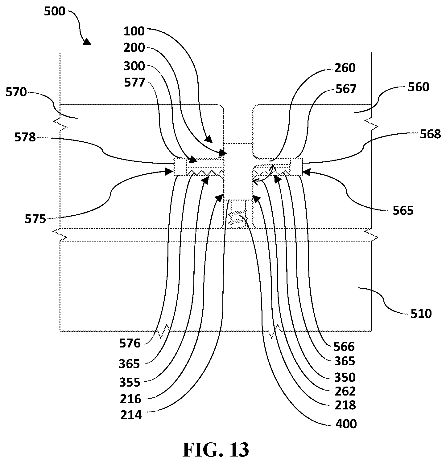 Patent US12297649 Figure 13 – Deck clip