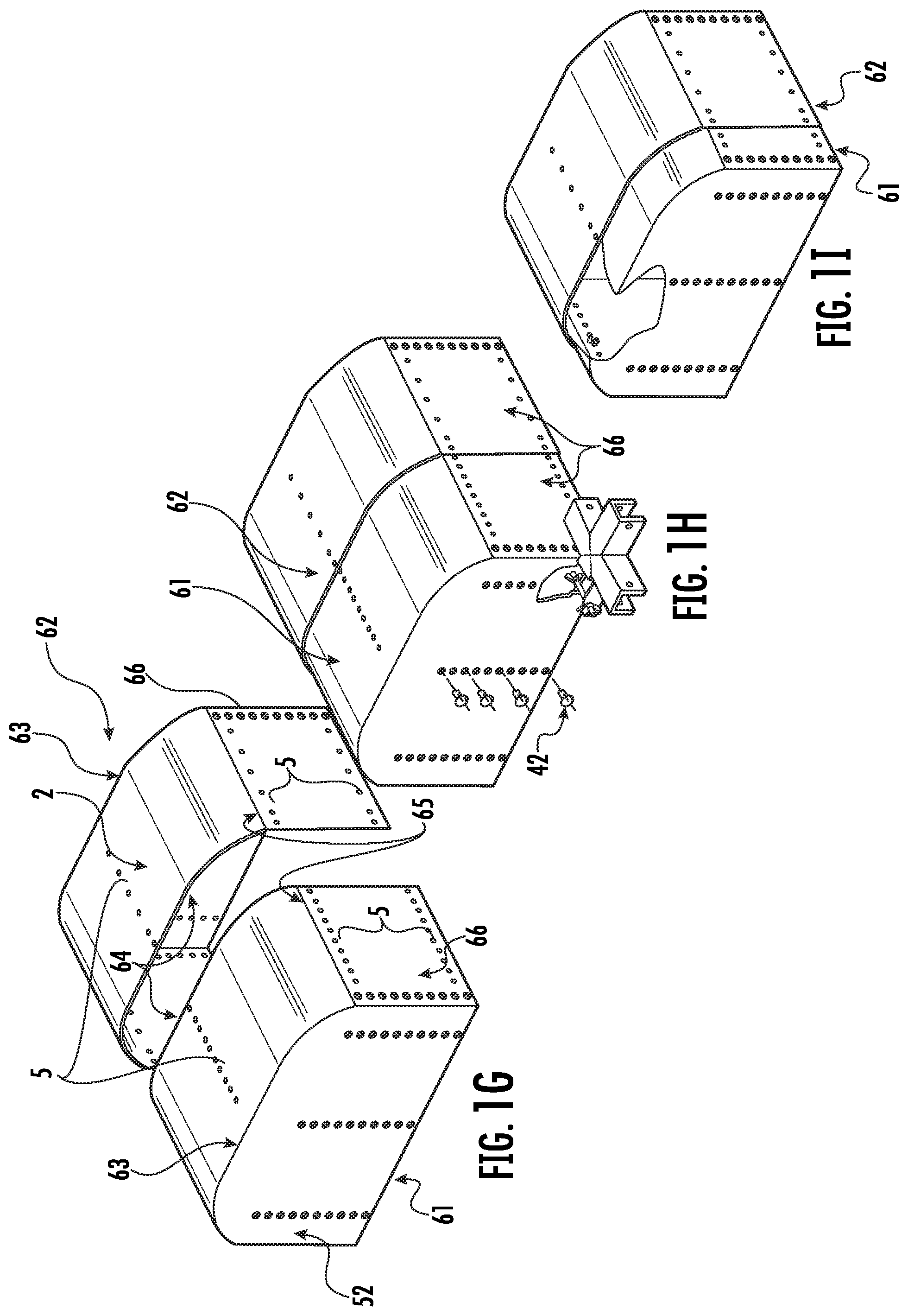 Patent US12297652 Figure 4 – Formwork mechanism for casting and moulding concrete, comprising a coffer with a sheet and four plates arranged around the sheet's perimeter