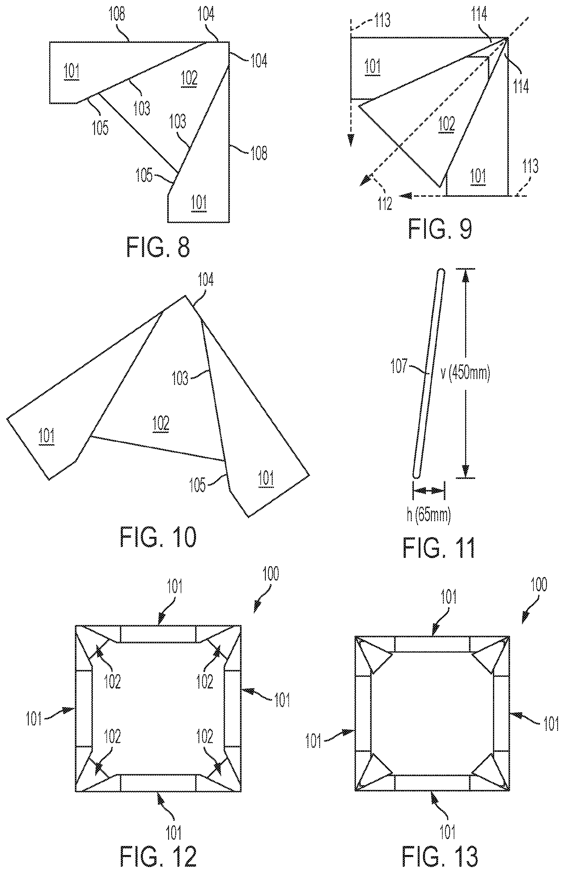 Patent US12297653 Figure 3 – Compactible inner form assembly for forming concrete building shafts