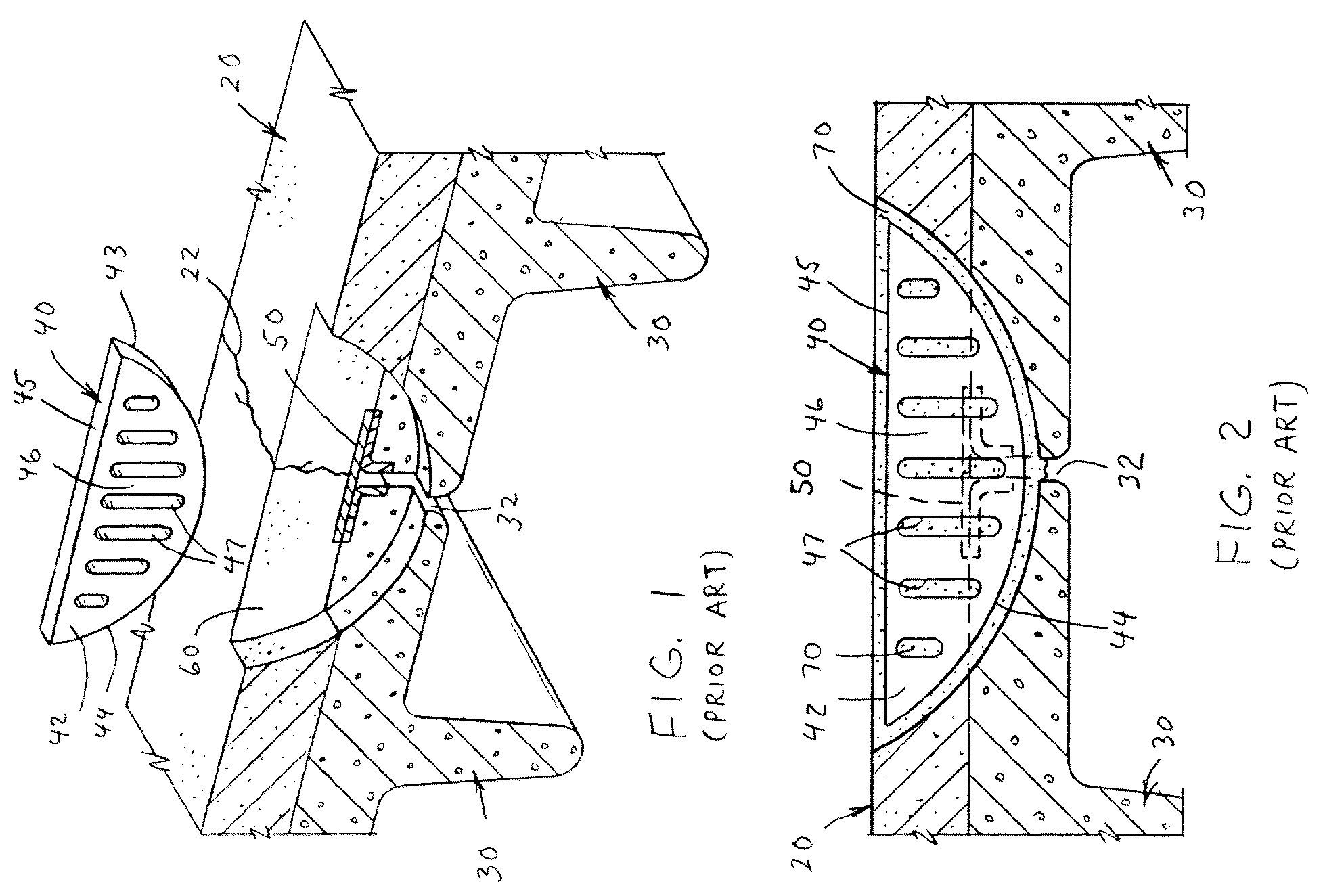 Patent US12297654 — Concrete repair device — Figure 1