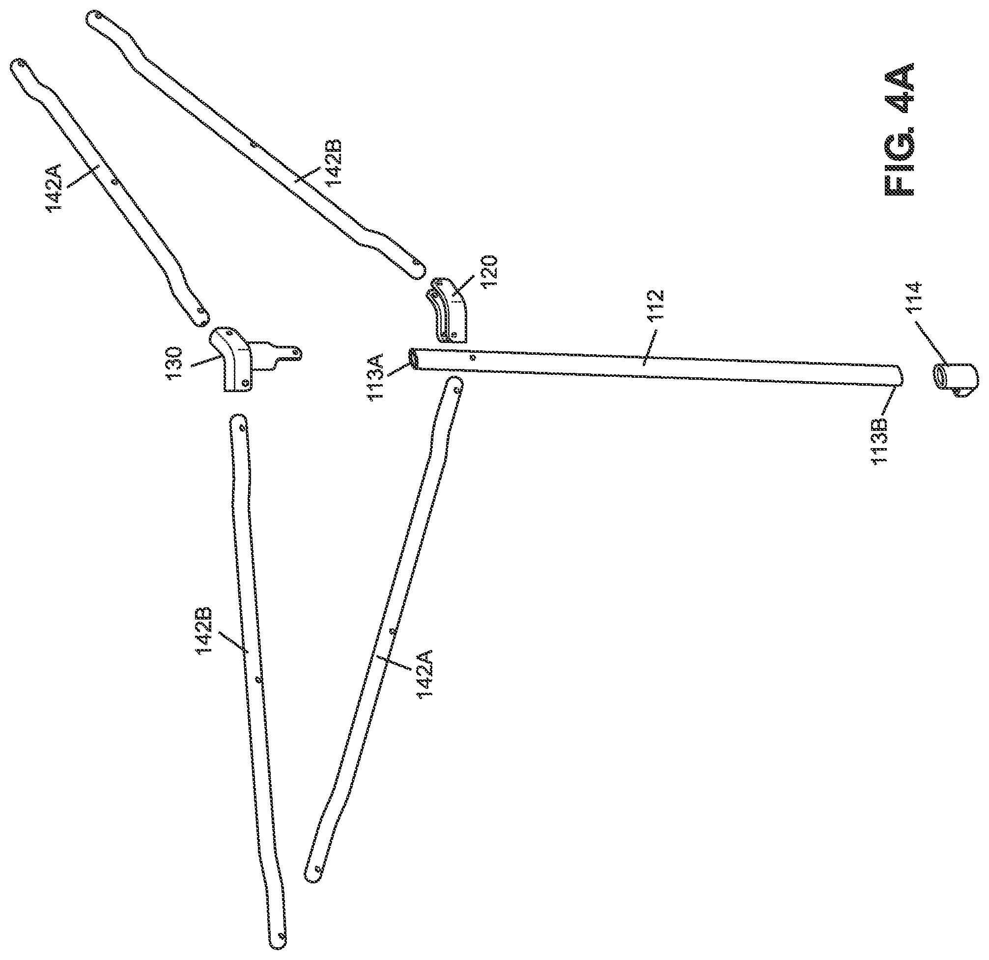 Patent US12297656 Figure 18 – Foldable playard having X-frame assemblies, oval-shaped leg assemblies, and canopy cover