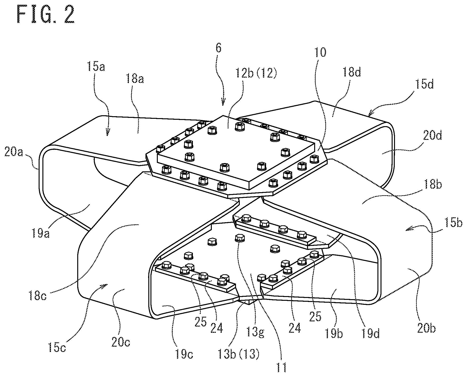Patent US12297657 Figure 2 – Steel damper for seismic isolation and seismic isolation structure