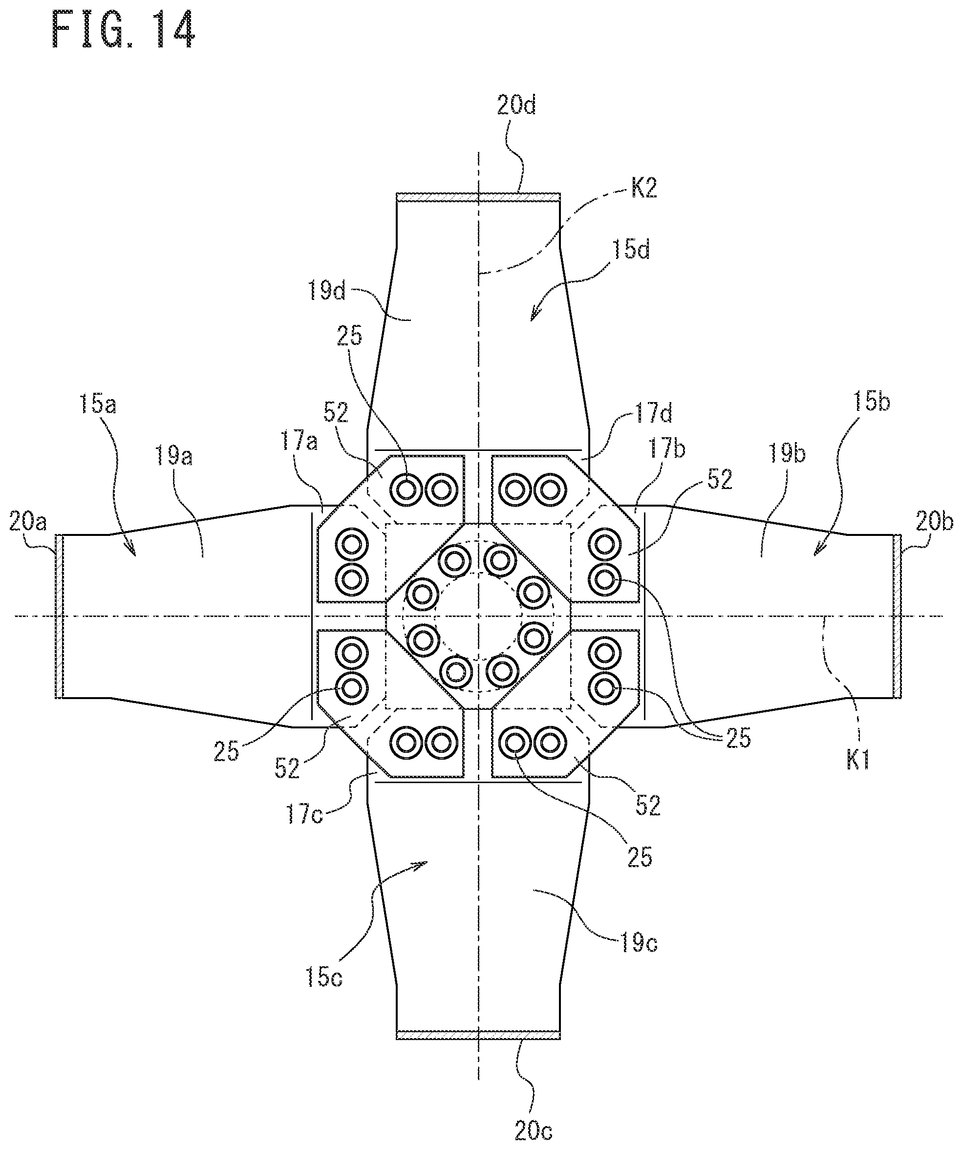 Patent US12297657 Figure 14 – Steel damper for seismic isolation and seismic isolation structure
