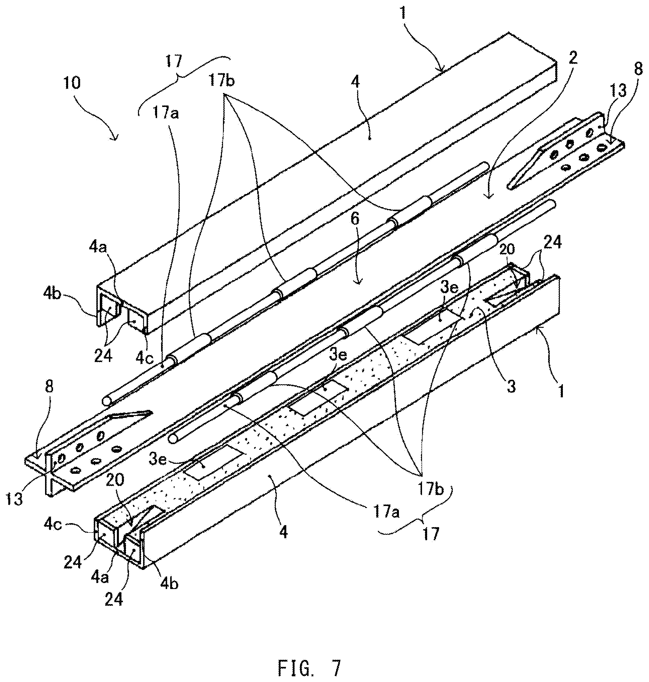 Patent US12297658 Figure 7 – Method of manufacturing buckling-restrained building material
