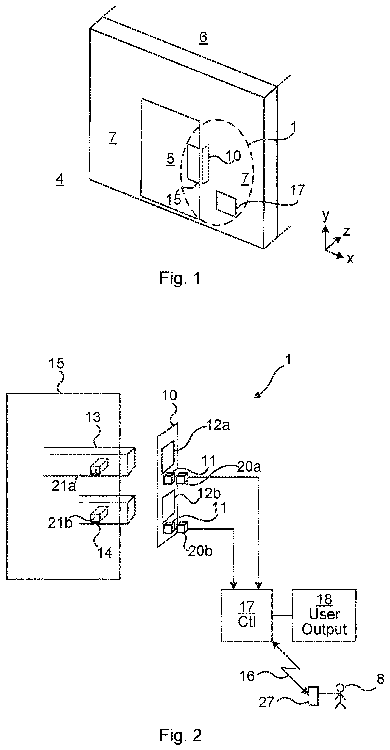 Patent US12297661 — Magnet in bolt — Figure 1