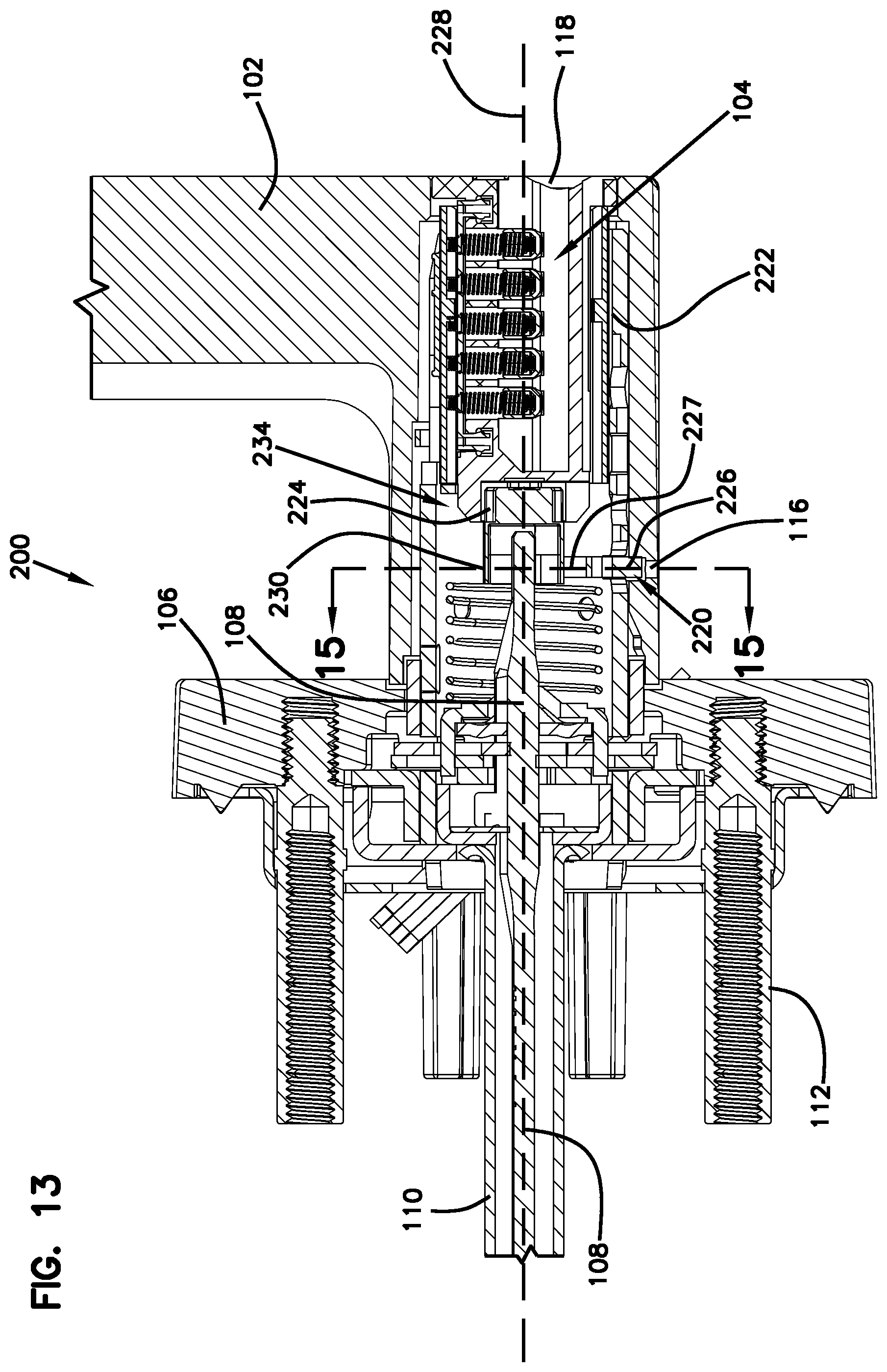Patent US12297662 Figure 12 – Support structure for handle assembly