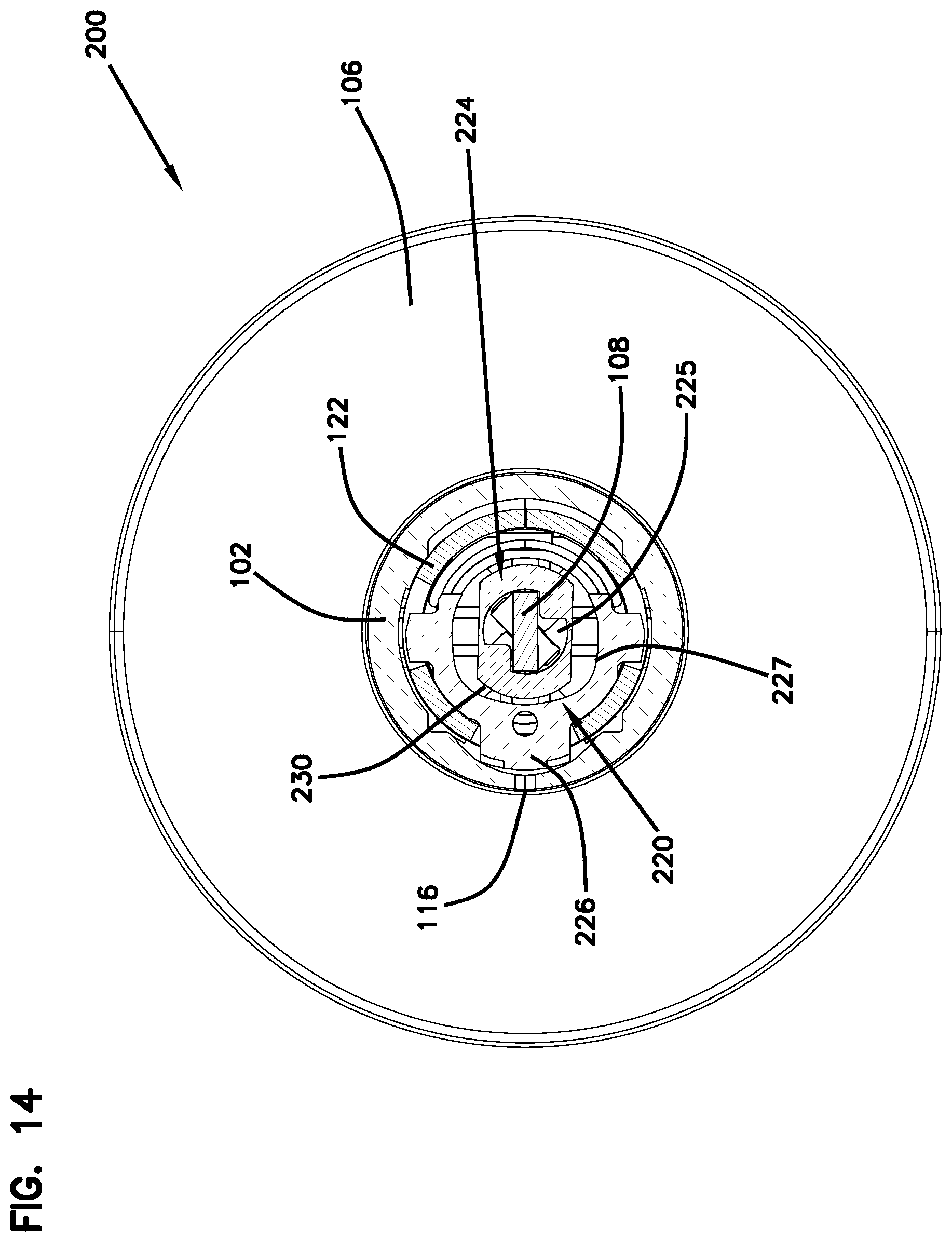 Patent US12297662 Figure 13 – Support structure for handle assembly
