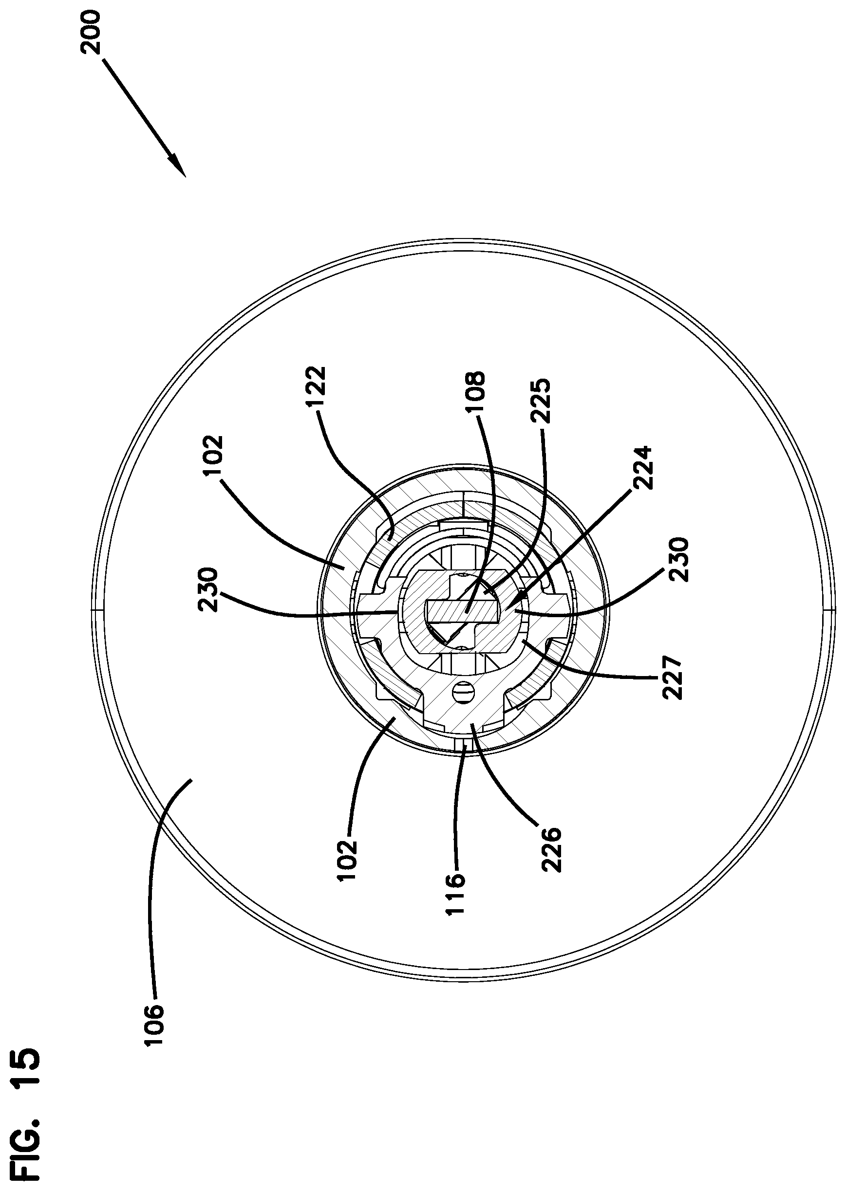 Patent US12297662 Figure 14 – Support structure for handle assembly