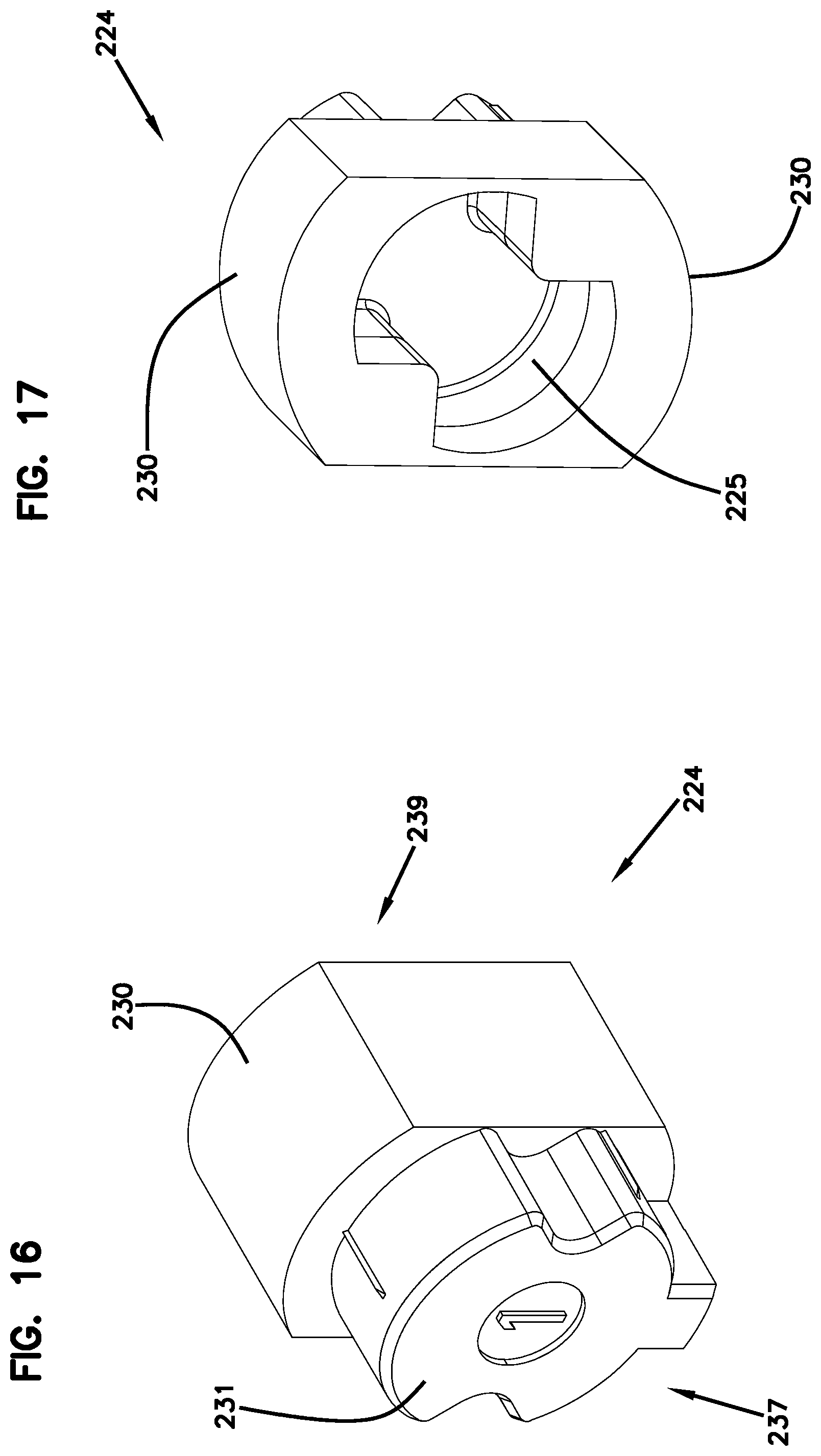 Patent US12297662 Figure 15 – Support structure for handle assembly