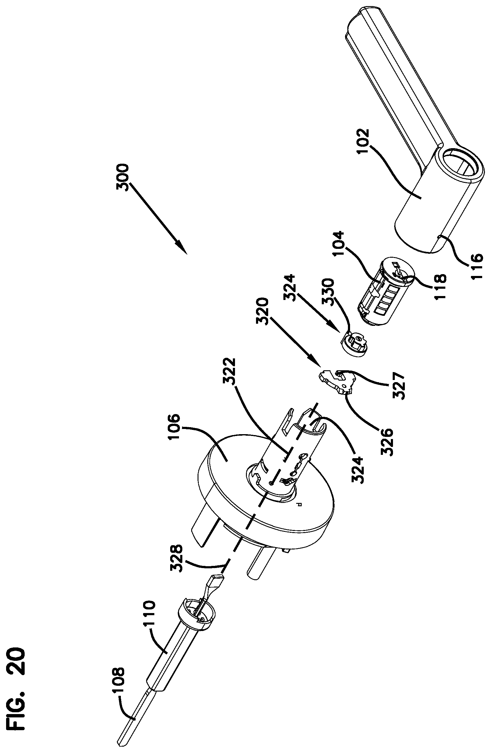 Patent US12297662 Figure 17 – Support structure for handle assembly