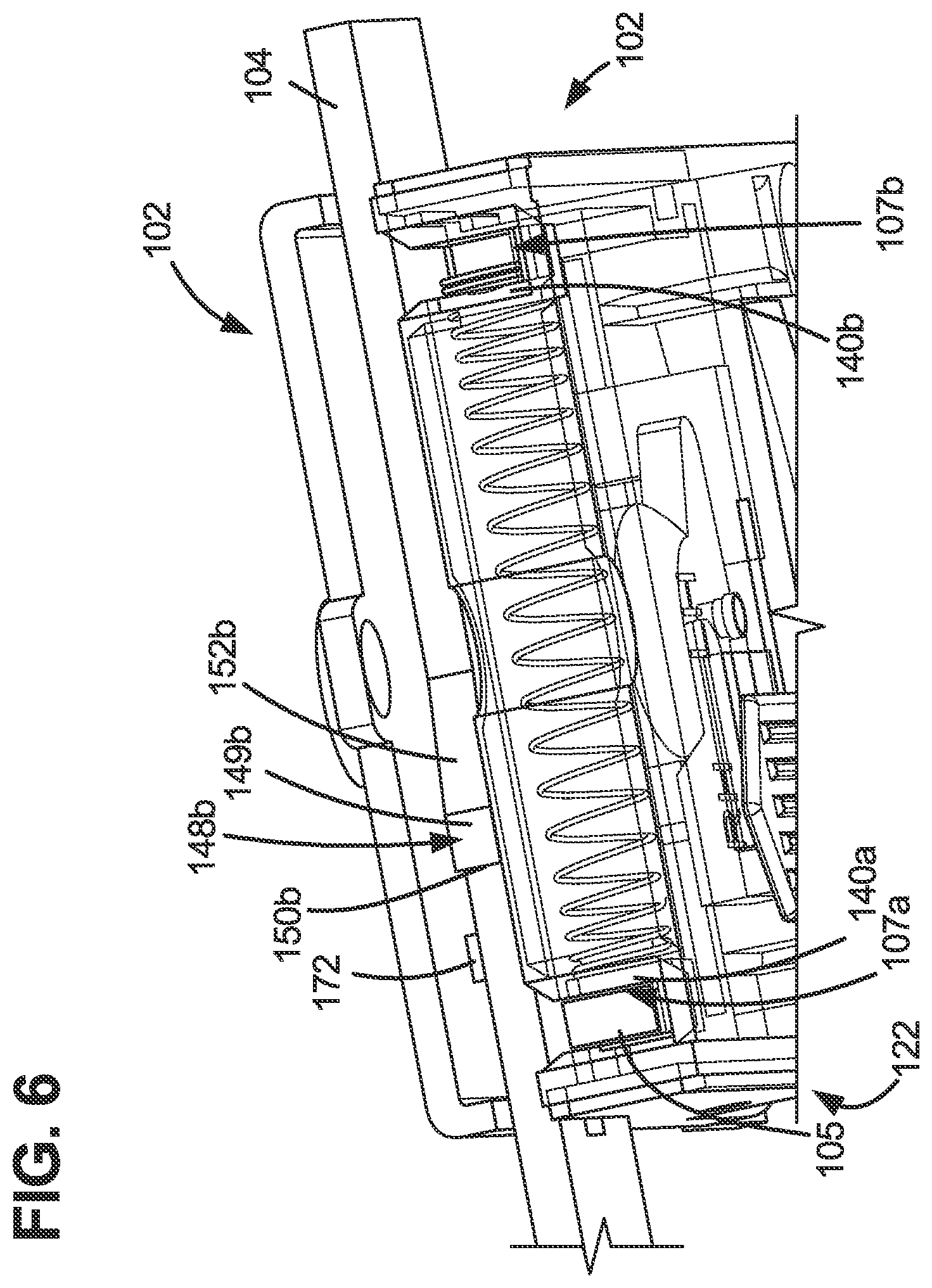 Patent US12297663 Figure 6 – Field-handable gate latch