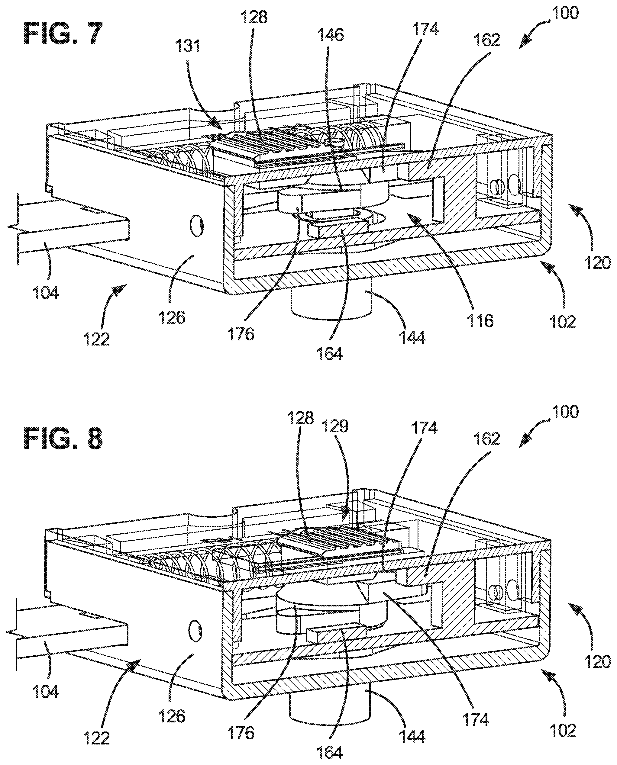 Patent US12297663 Figure 7 – Field-handable gate latch