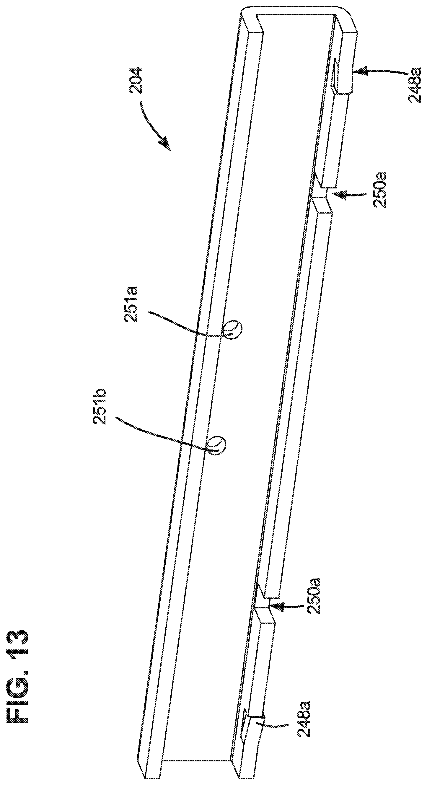 Patent US12297663 Figure 12 – Field-handable gate latch