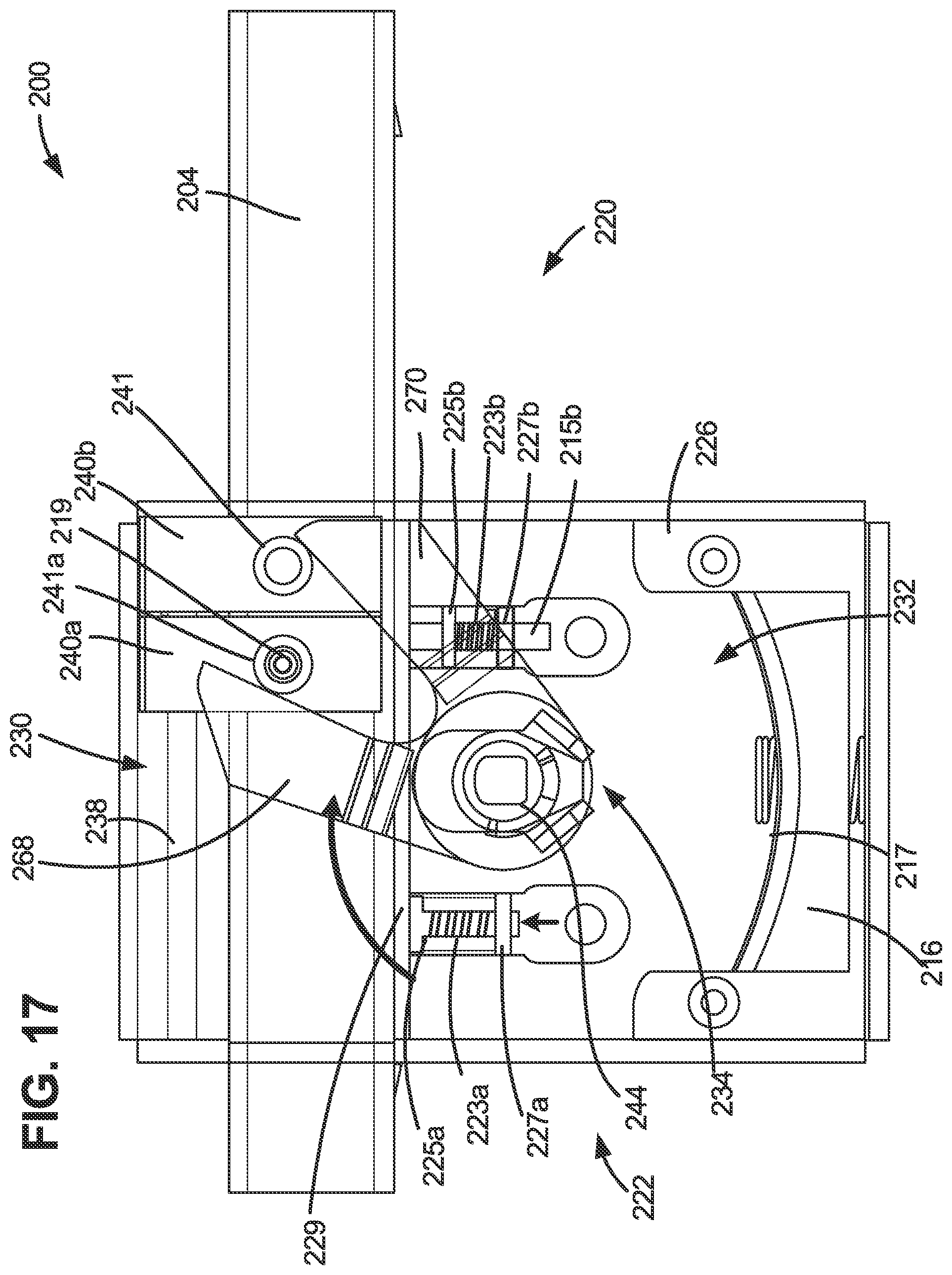 Patent US12297663 Figure 16 – Field-handable gate latch