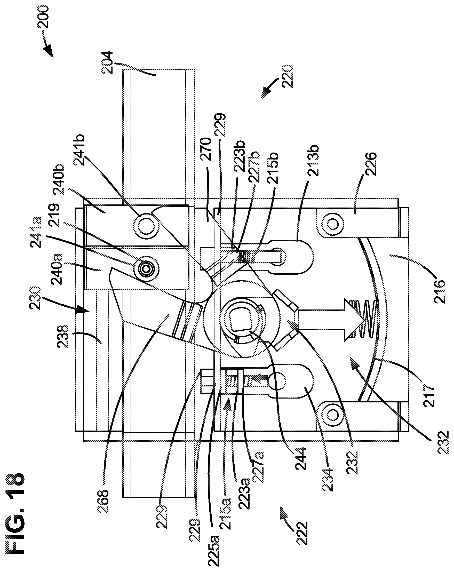 Patent US12297663 Figure 17 – Field-handable gate latch