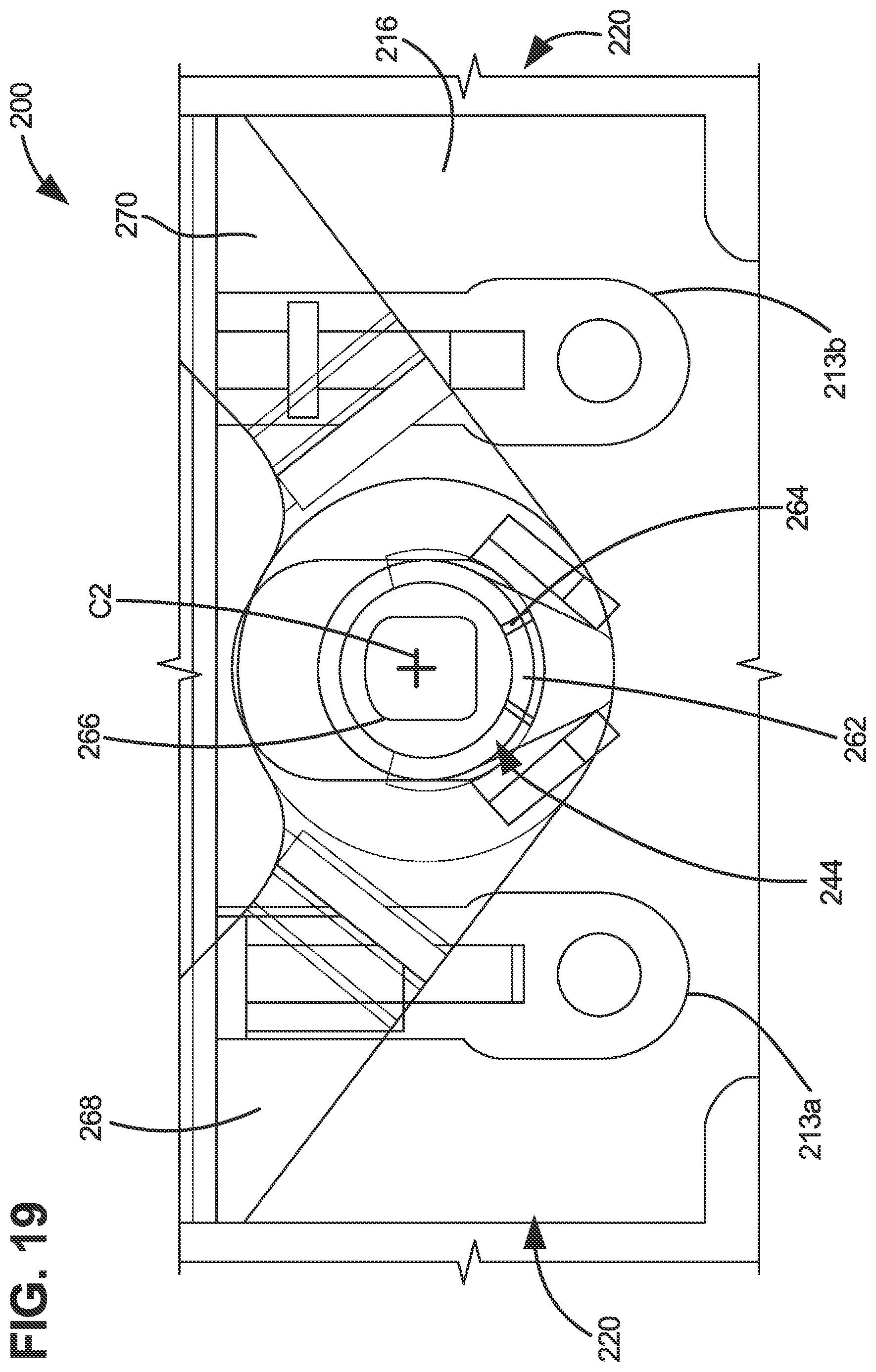 Patent US12297663 Figure 18 – Field-handable gate latch