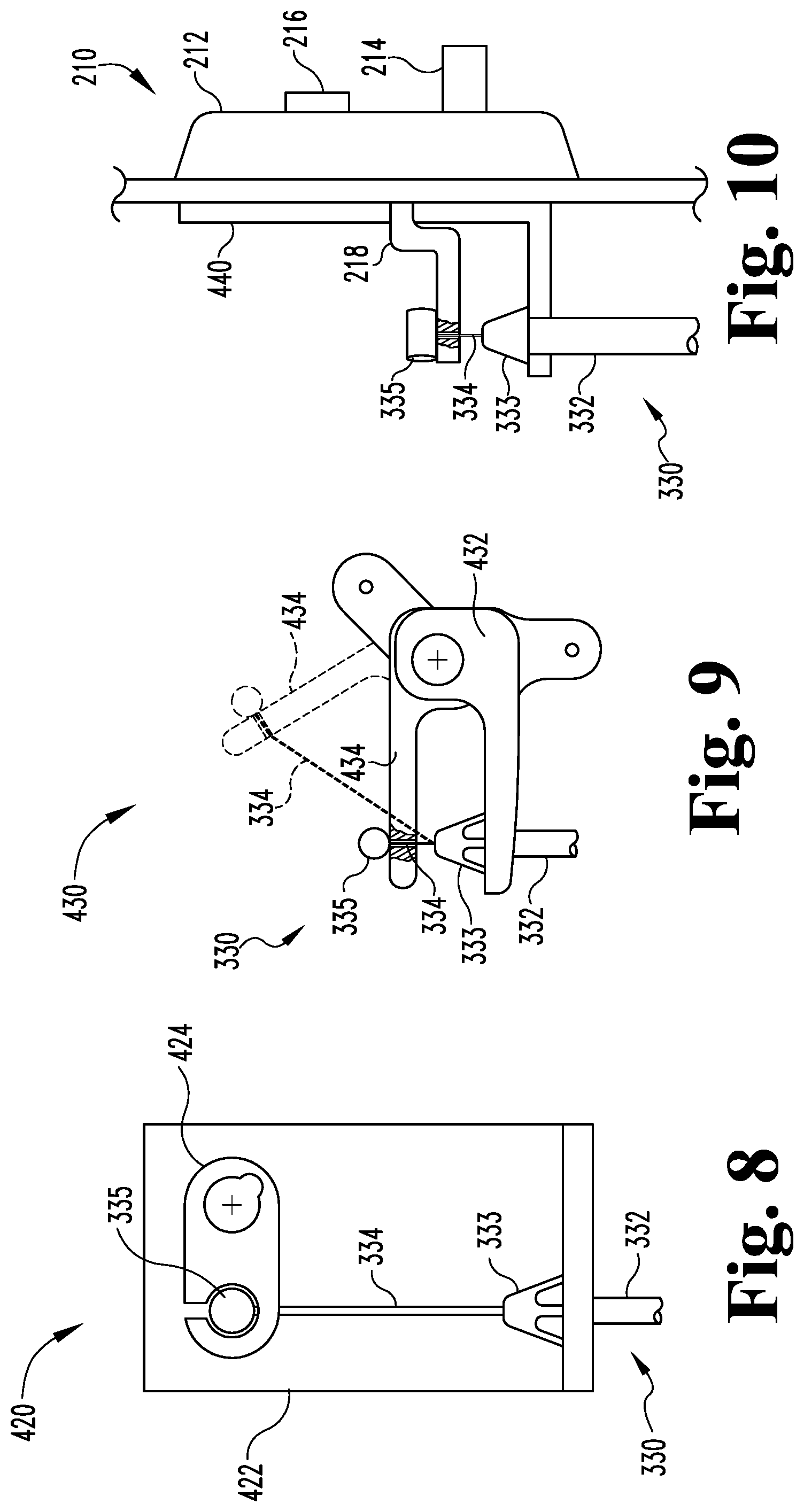 Patent US12297664 Figure 7 – Exit device with remote trim input