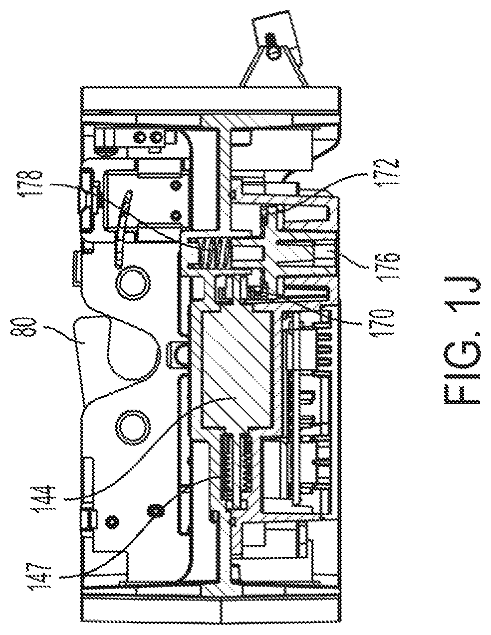 Patent US12297668 Figure 4 – Compression latch