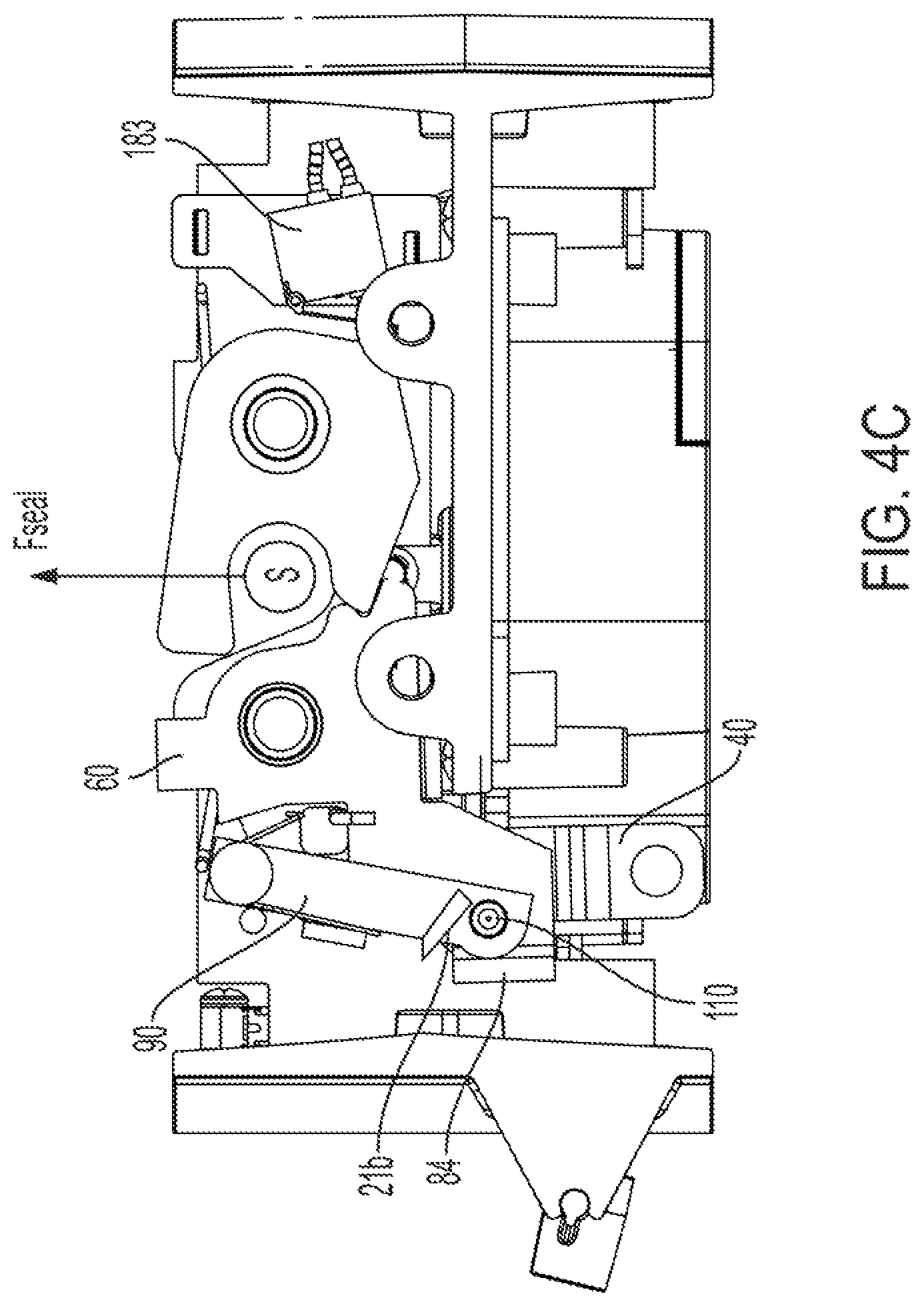Patent US12297668 Figure 11 – Compression latch
