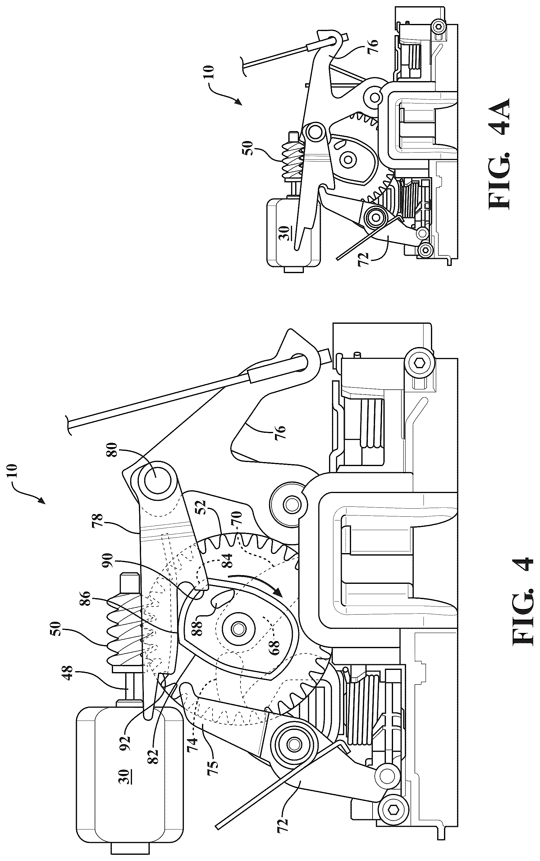 Patent US12297669 Figure 5 – Closure latch assembly with power-operated actuator providing multiple powered functions