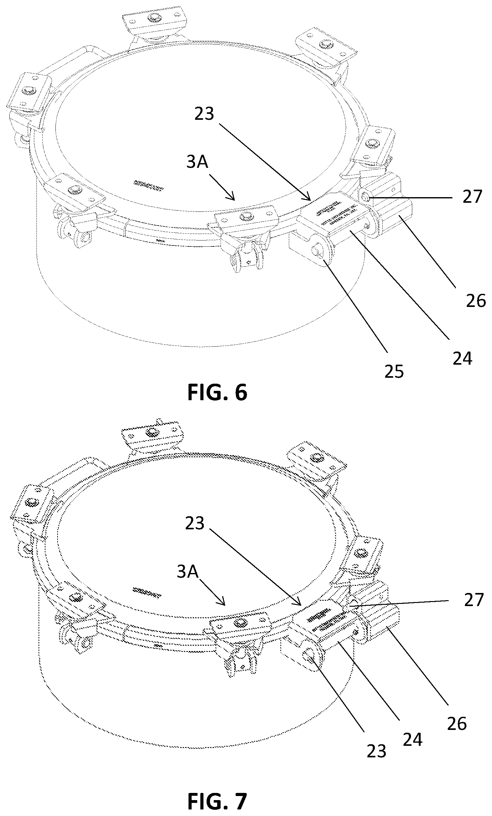 Patent US12297673 Figure 4 – Adjustable tamper-resistant locking mechanism for manhole cover