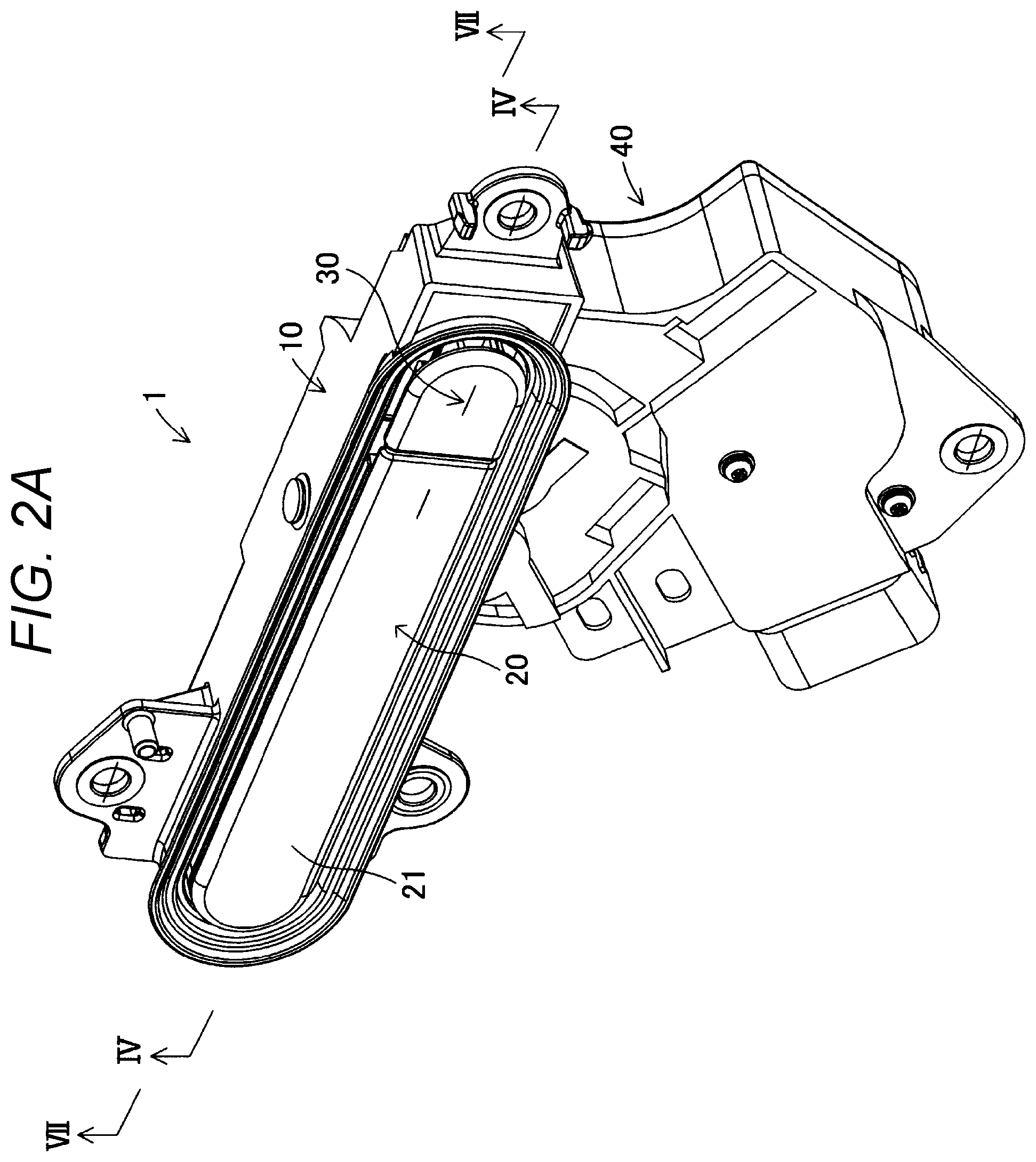 Patent US12297675 Figure 2 – Door handle apparatus for vehicle
