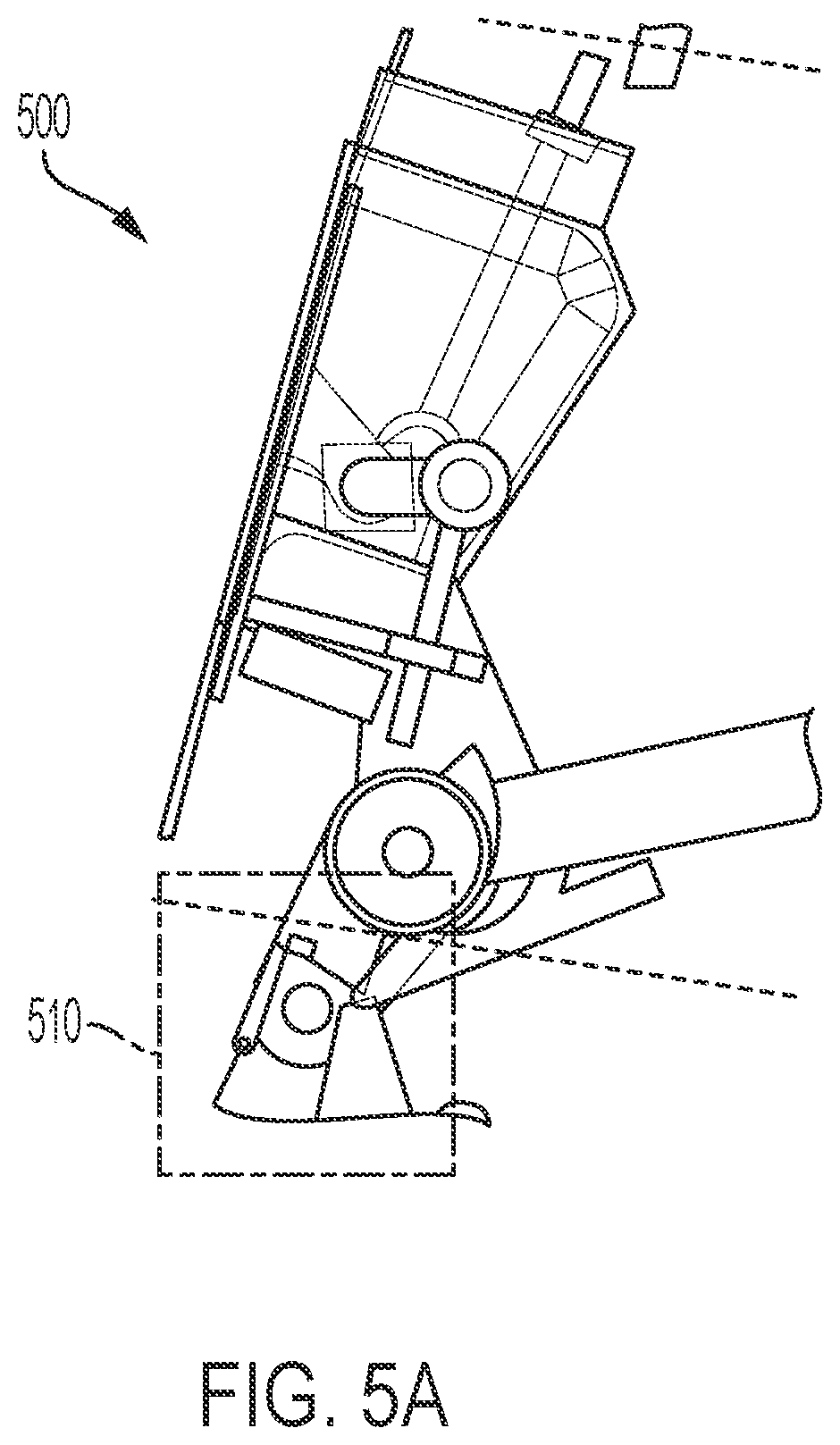 Patent US12297677 Figure 5 – Reduced volume latch, lock, vent and handle mechanism for an apparatus door