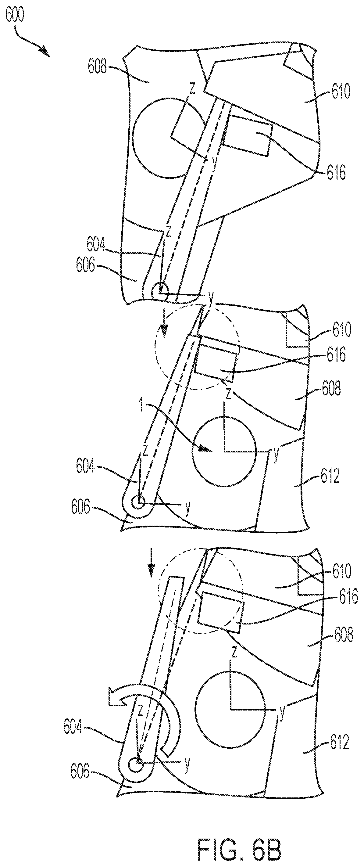 Patent US12297677 Figure 8 – Reduced volume latch, lock, vent and handle mechanism for an apparatus door