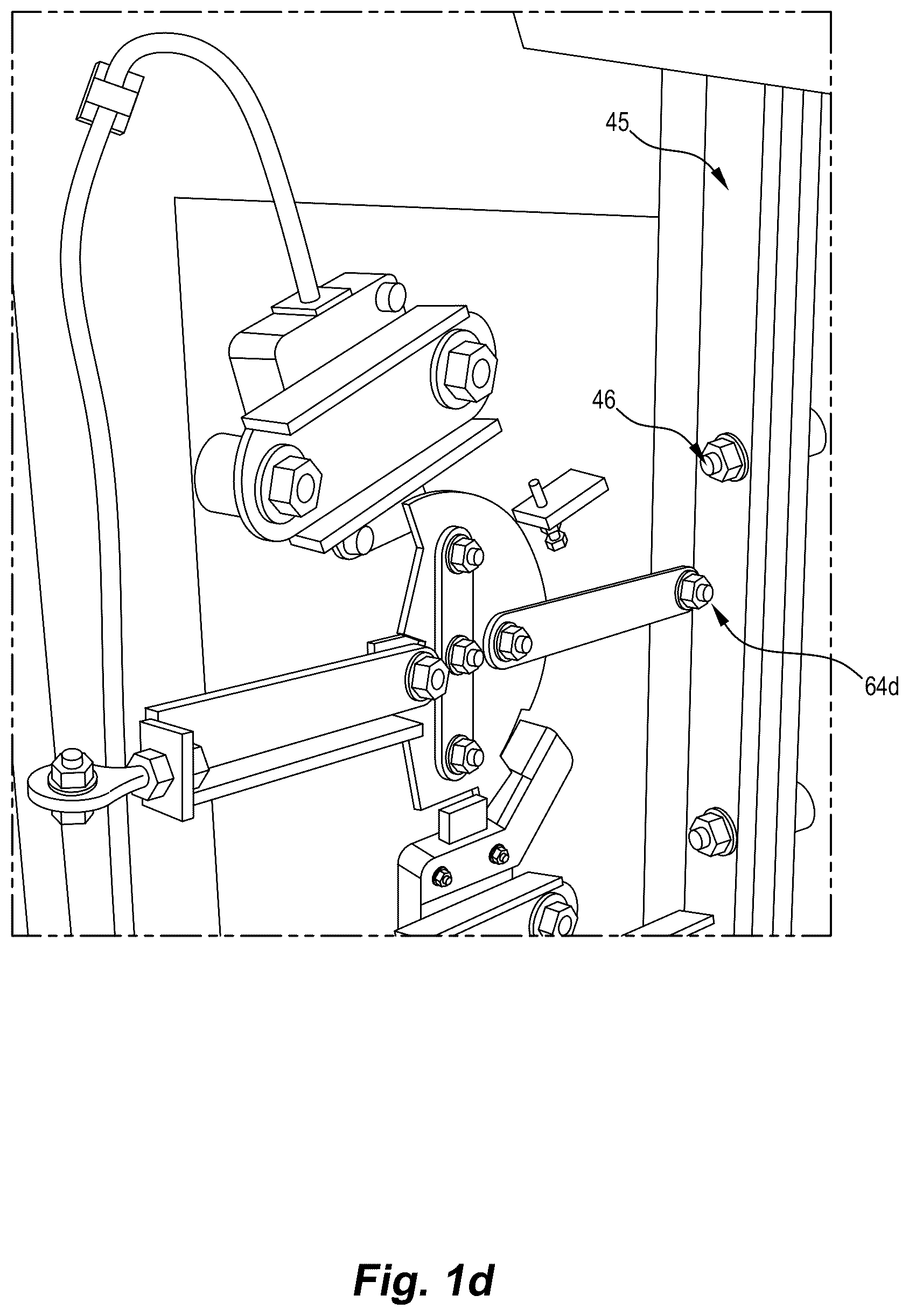 Patent US12297679 Figure 4 – Security door mounting arrangement