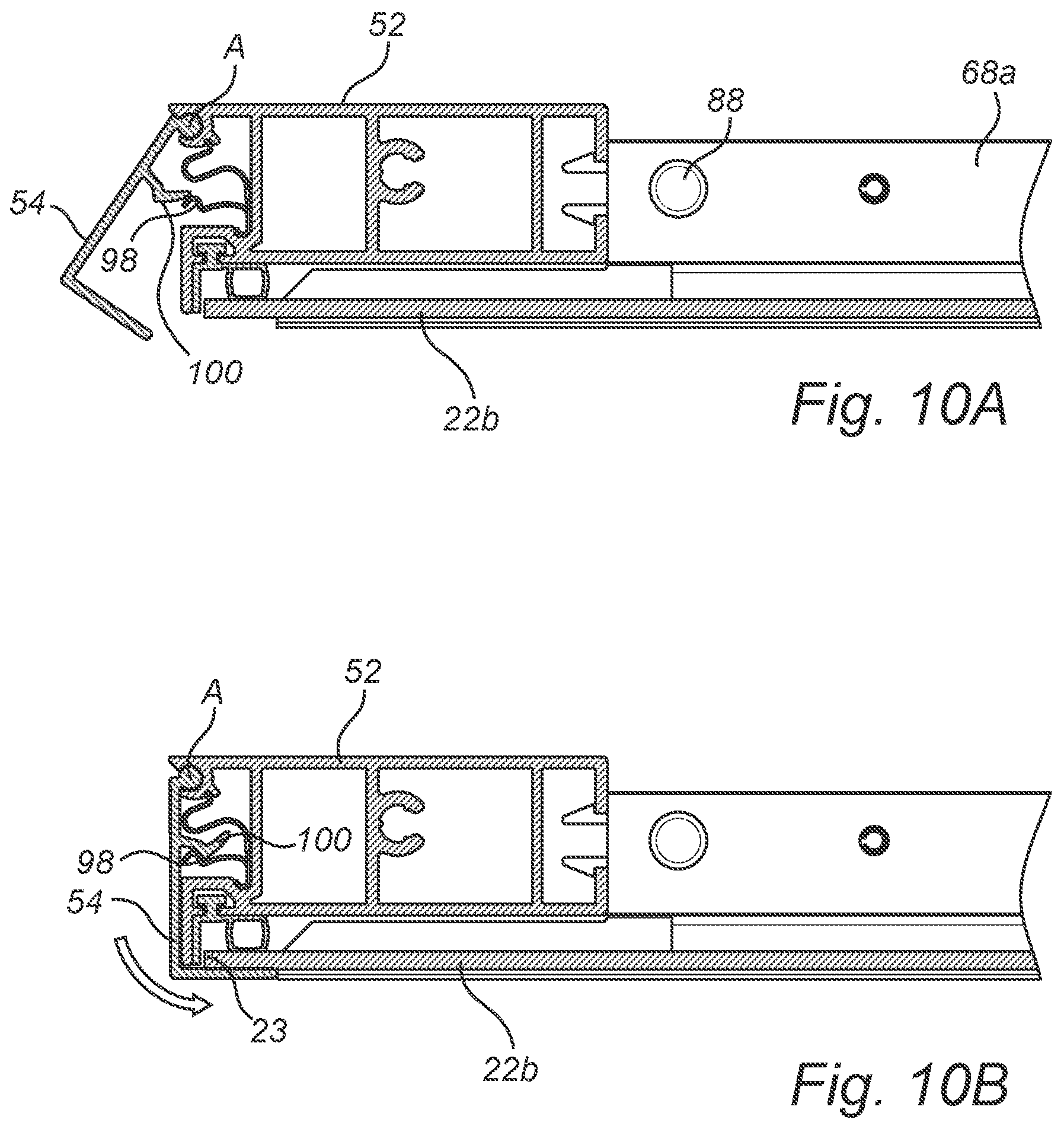 Patent US12297680 Figure 15 – Sliding closet door assembly and method of assembling a sliding closet door