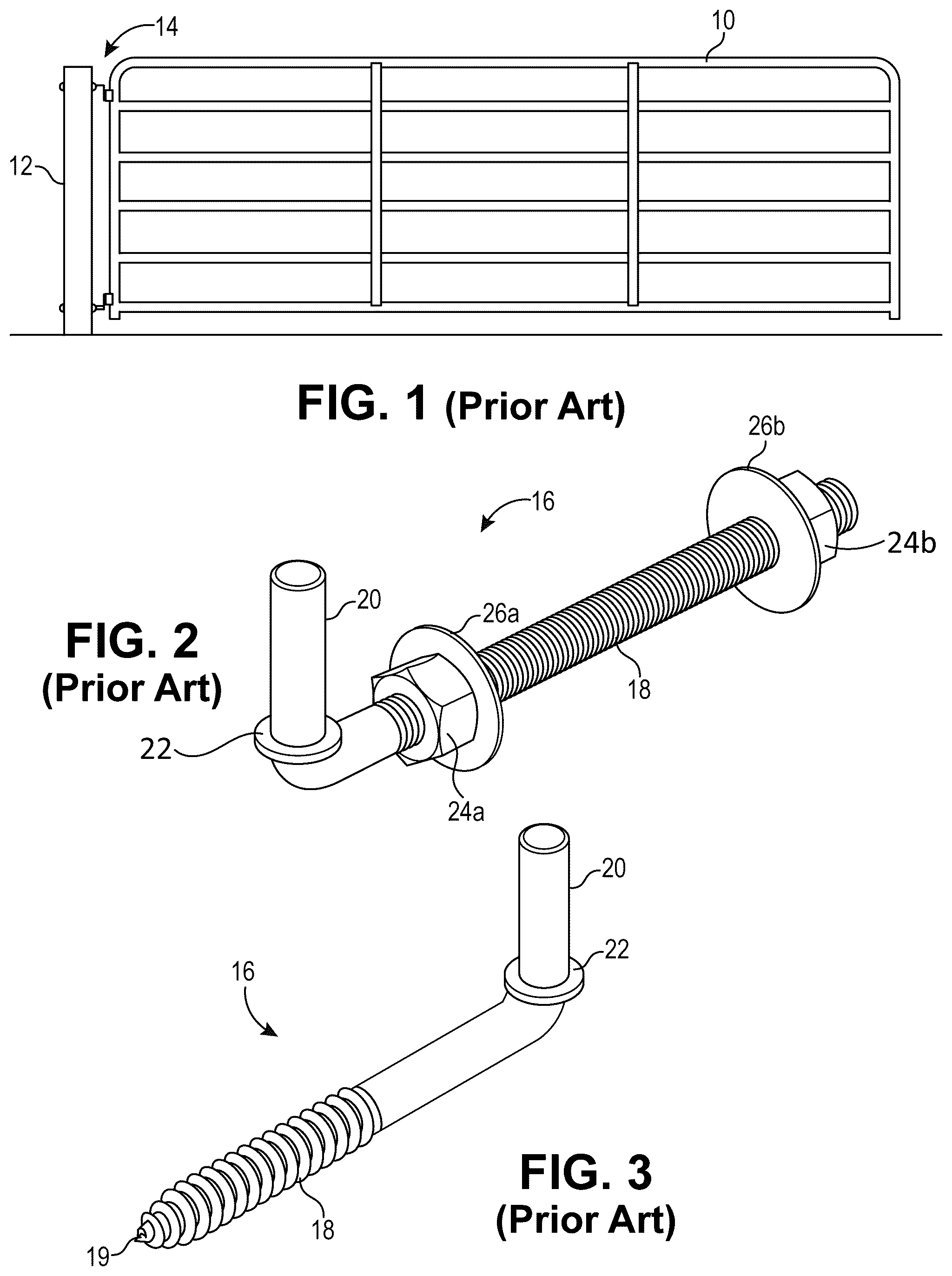 Patent US12297682 Figure 1 – Utility gate hardware devices and methods