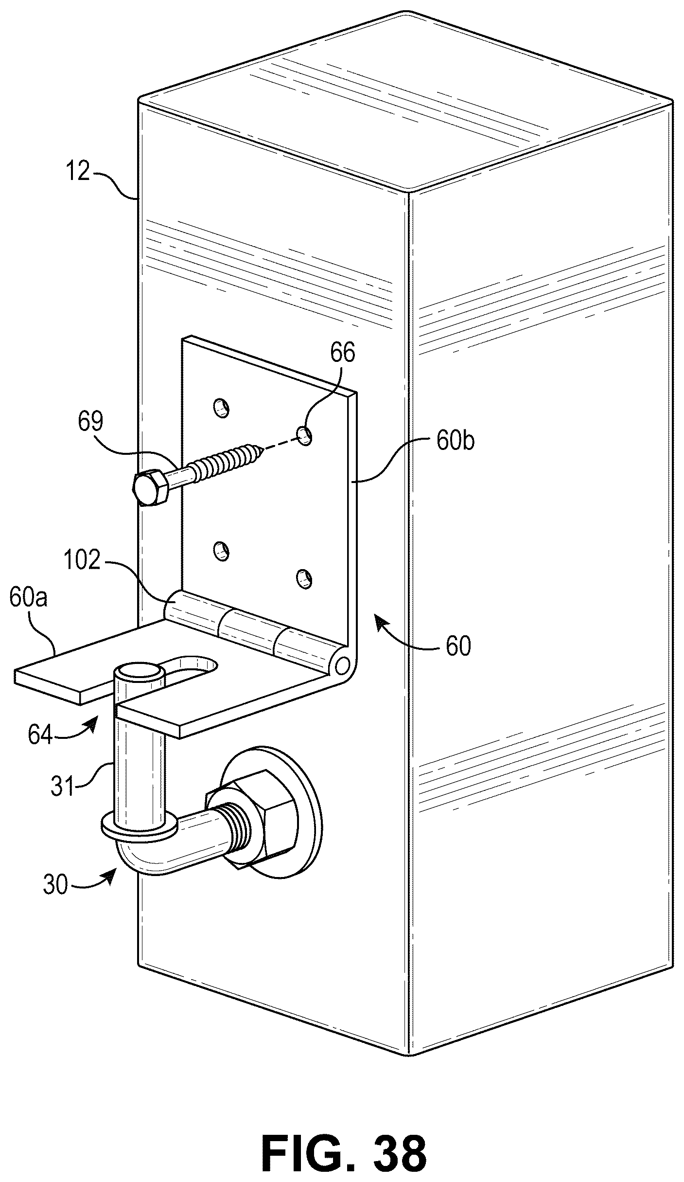 Patent US12297682 Figure 17 – Utility gate hardware devices and methods