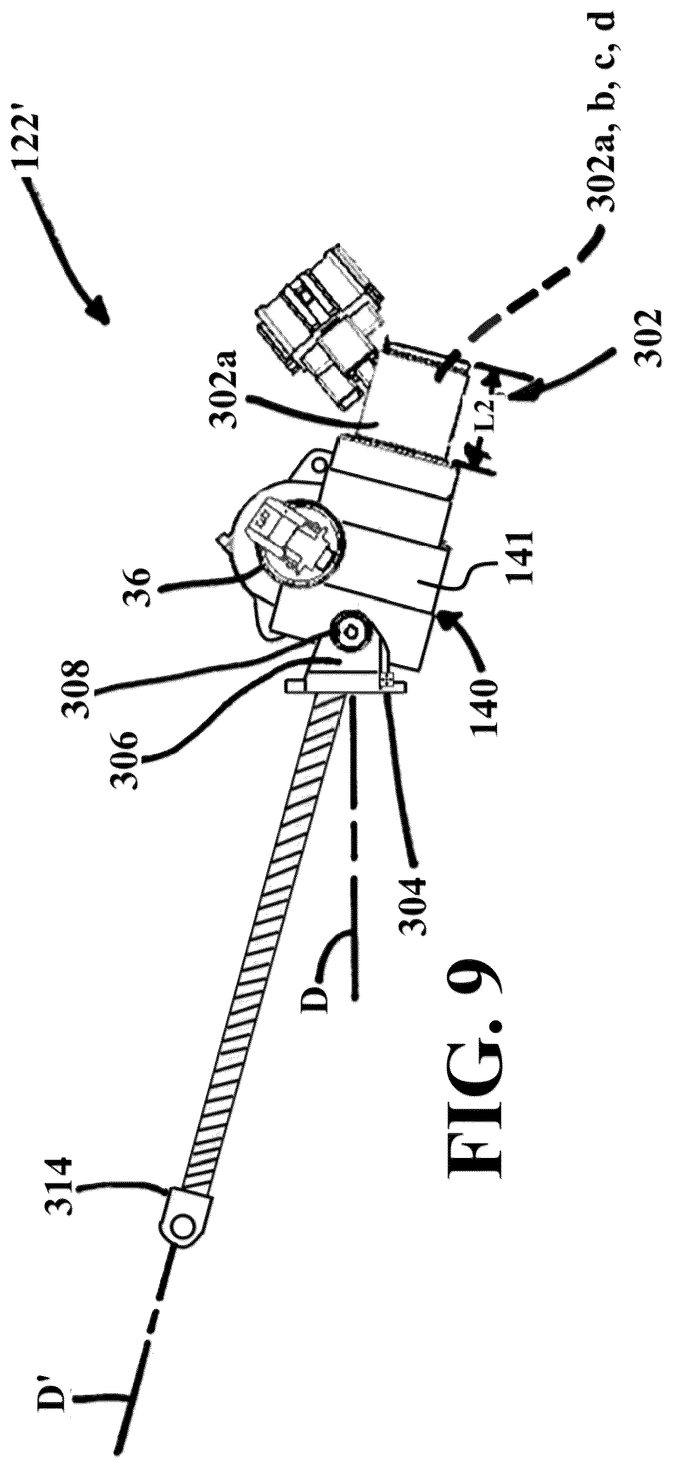 Patent US12297685 Figure 9 – Powered door unit with improved mounting arrangement