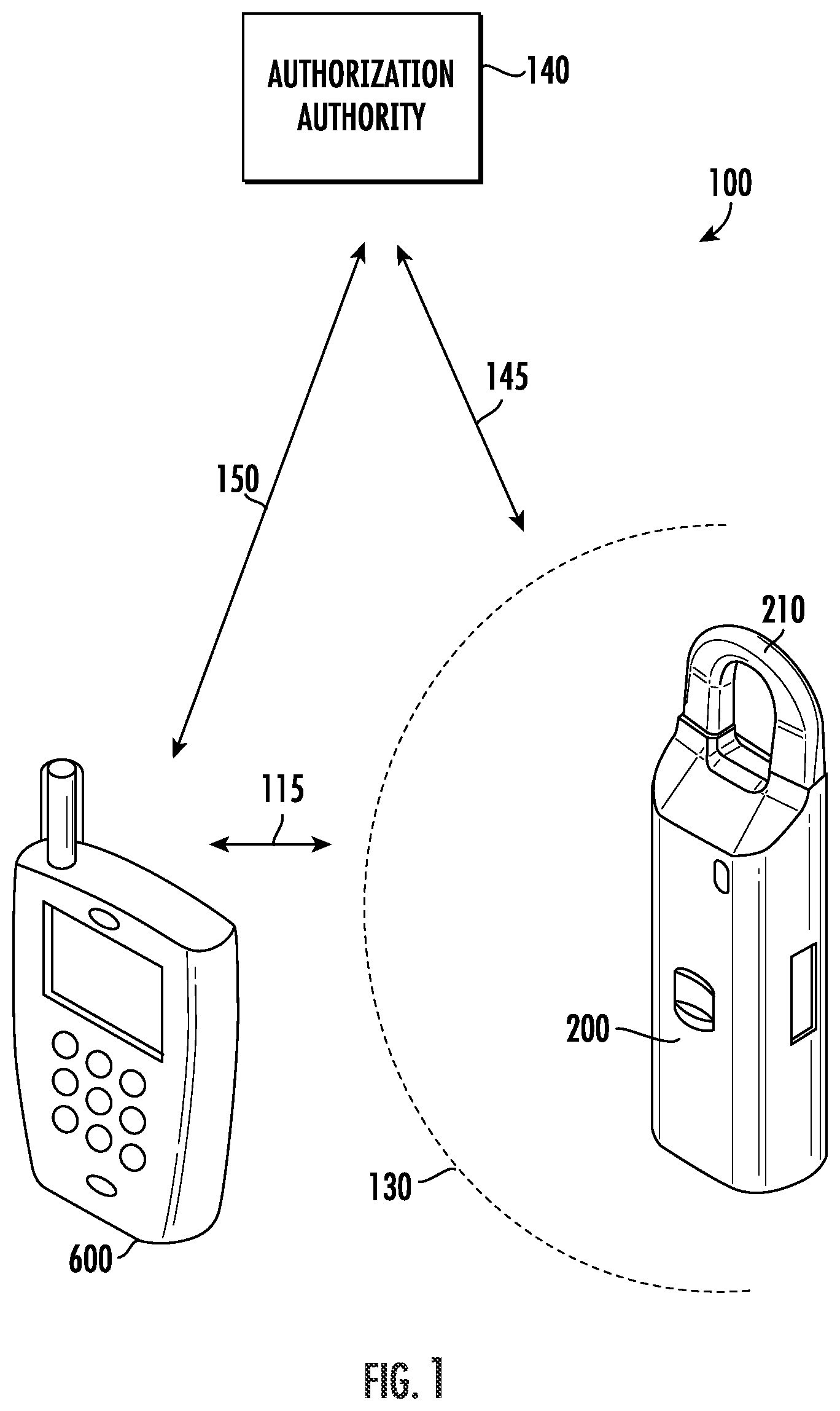 Patent US12297688 Figure 1 – Method to detect lock box shackle breakage or attempted breakage and activate alert