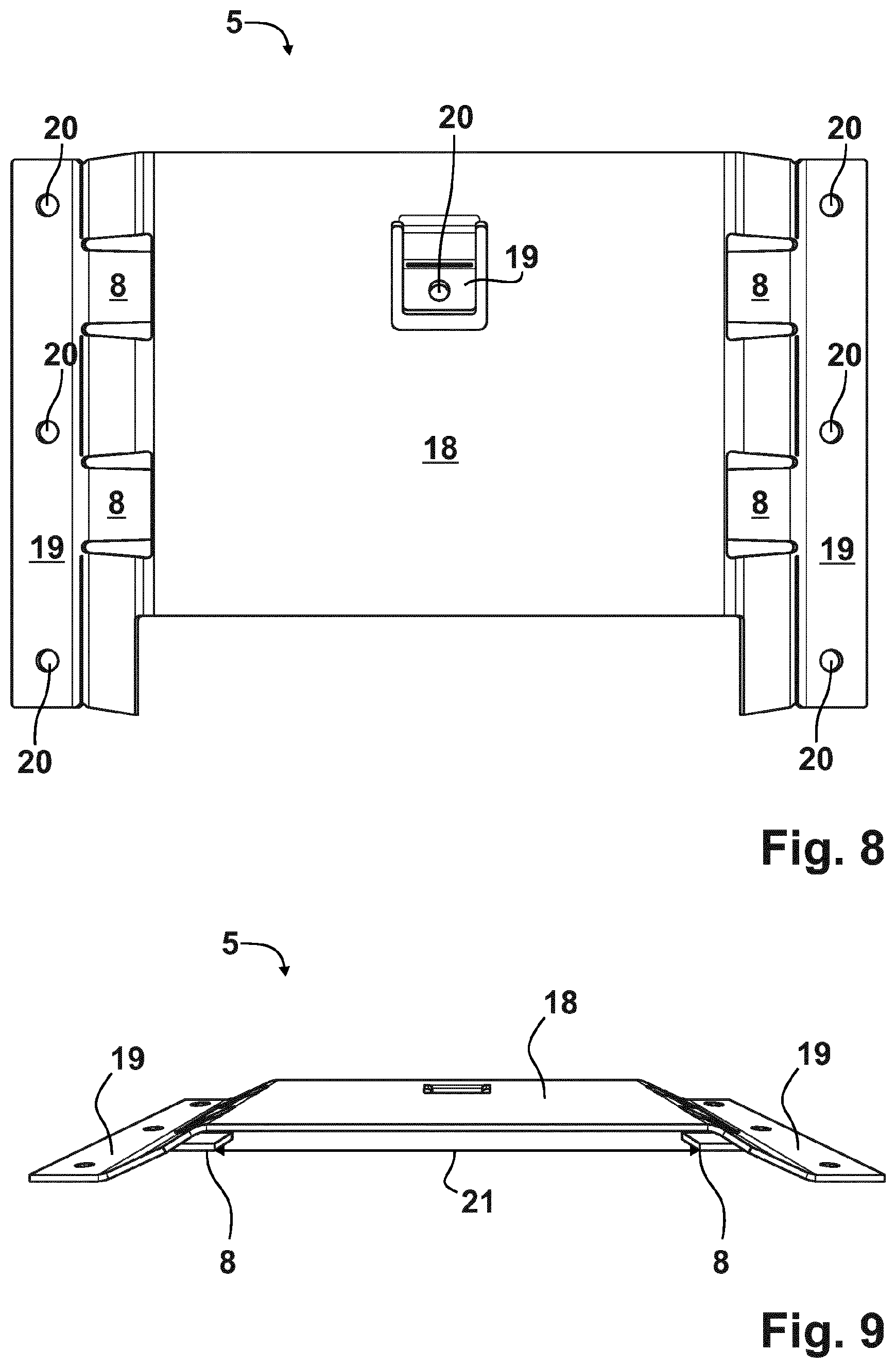 Patent US12297689 Figure 4 – Device and method for securing frames