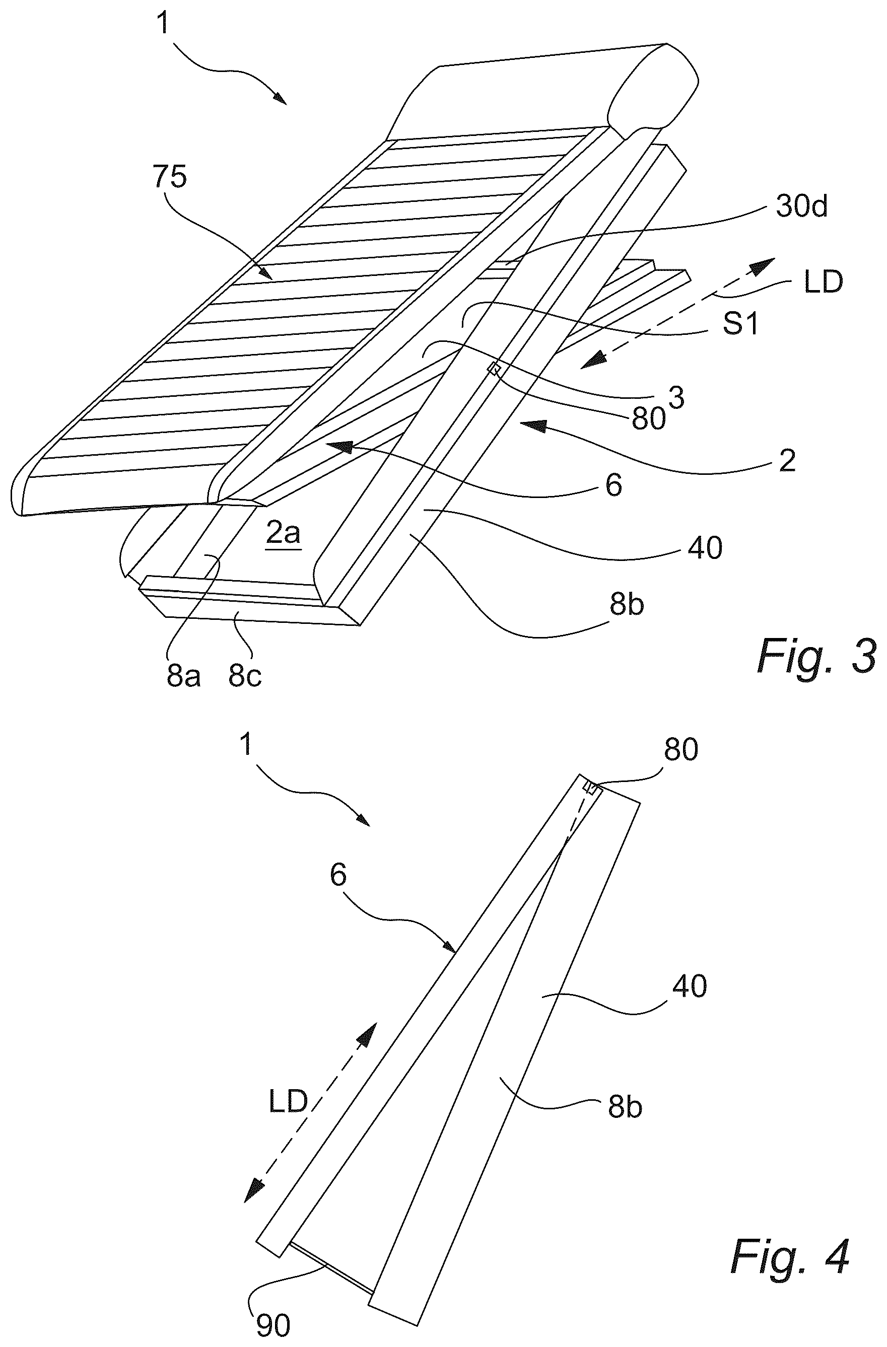 Patent US12297692 Figure 2 – Building aperture cover, such as a window or door, comprising flexible gasket with sealed cavity
