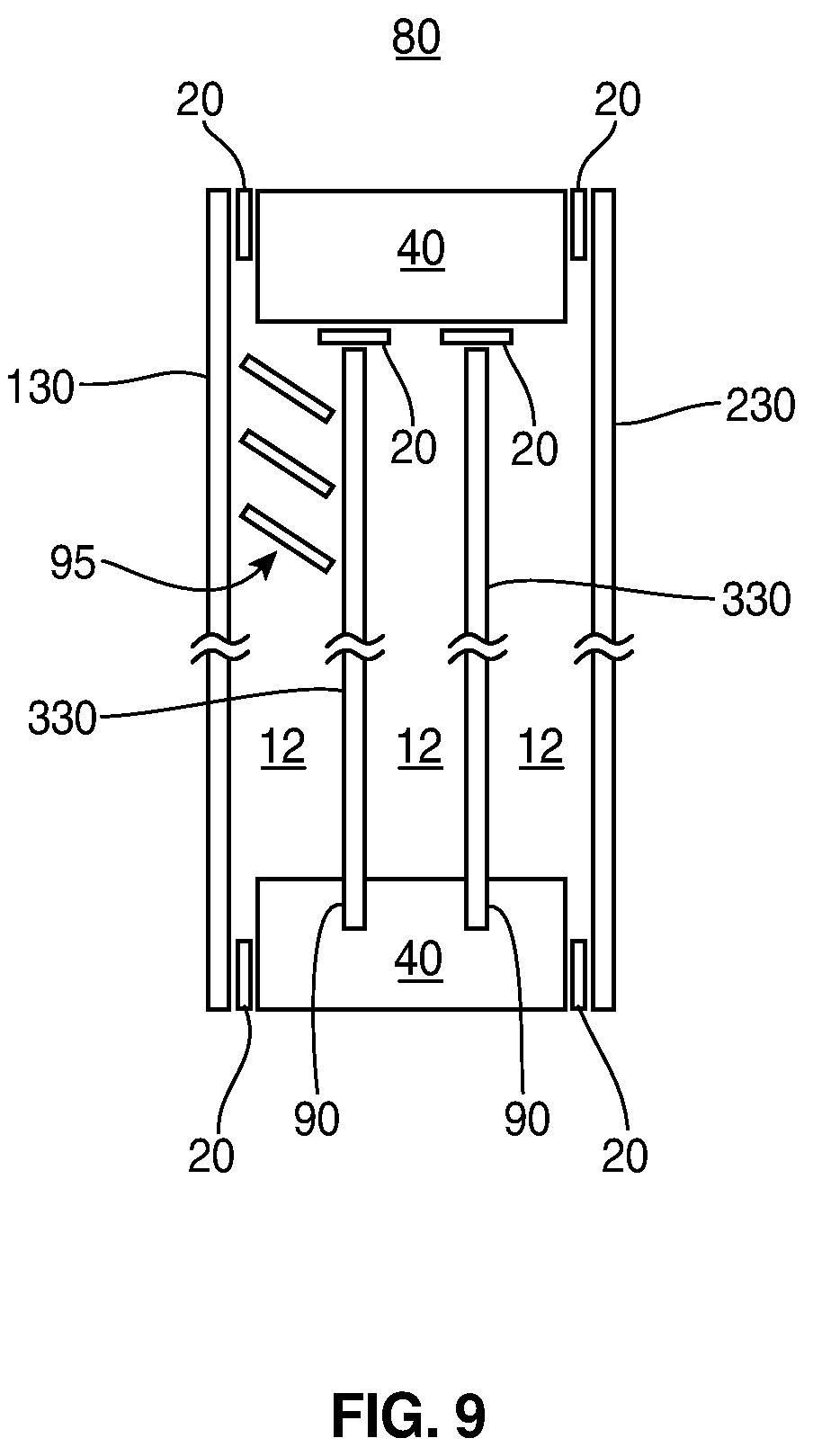 Patent US12297693 Figure 9 – Adhesive-attached window glazing assembly, multi-glazed window assembly and method therefor