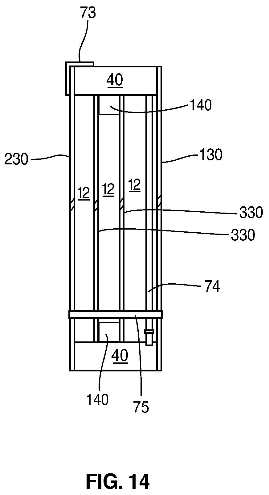 Patent US12297693 Figure 14 – Adhesive-attached window glazing assembly, multi-glazed window assembly and method therefor