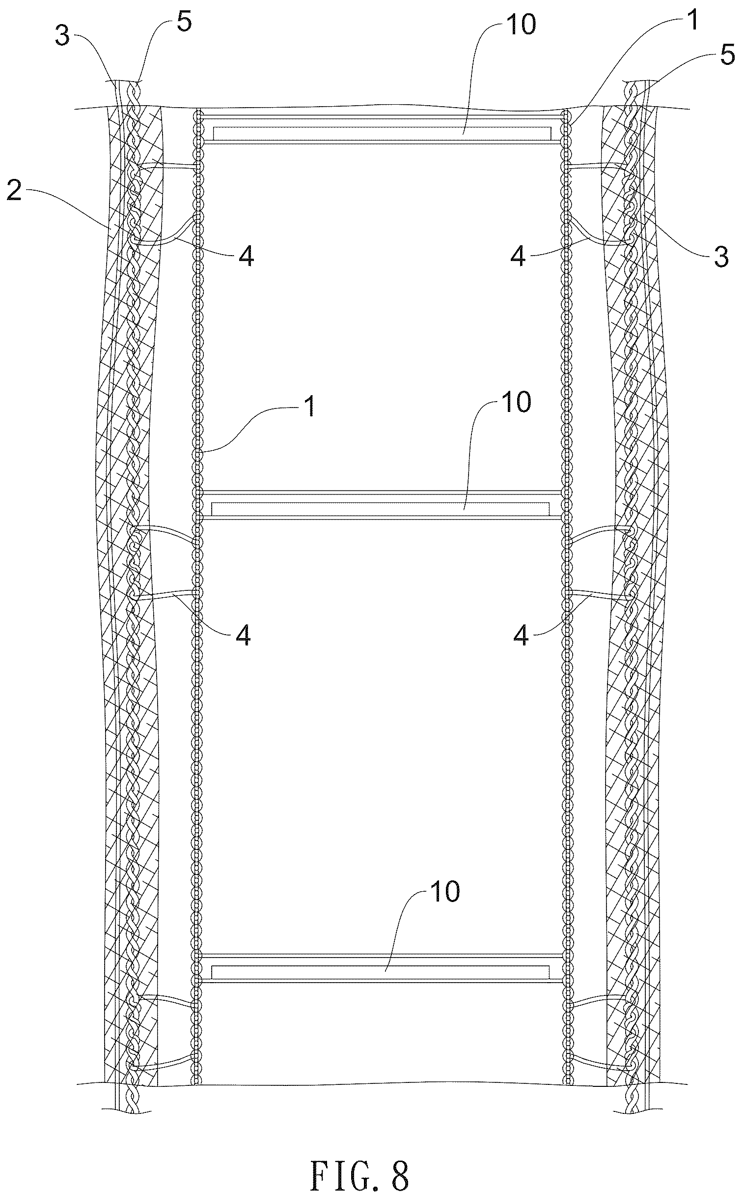 Patent US12297694 Figure 8 – Safety lift cord assembly for window blinds