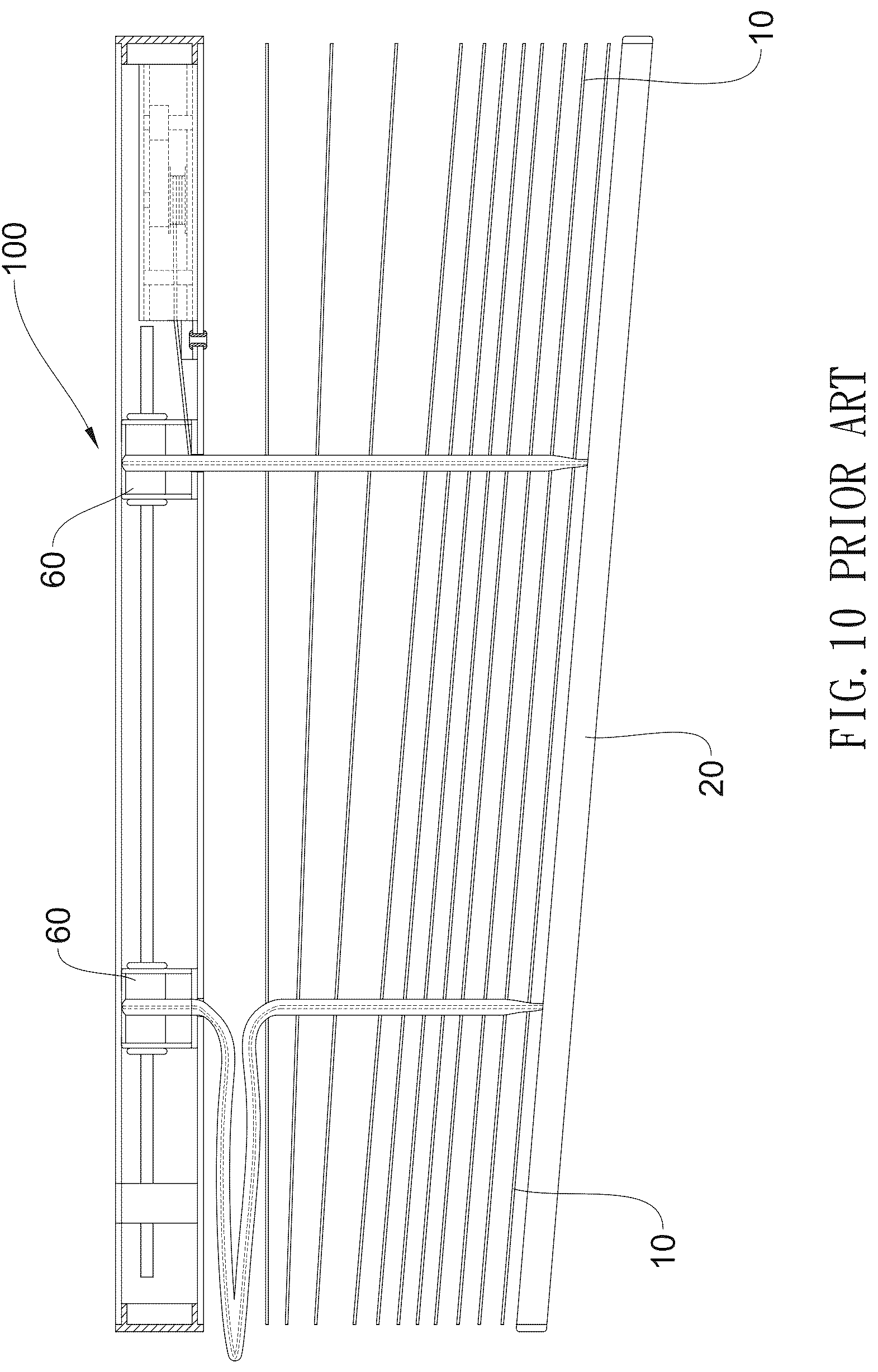 Patent US12297694 Figure 10 – Safety lift cord assembly for window blinds
