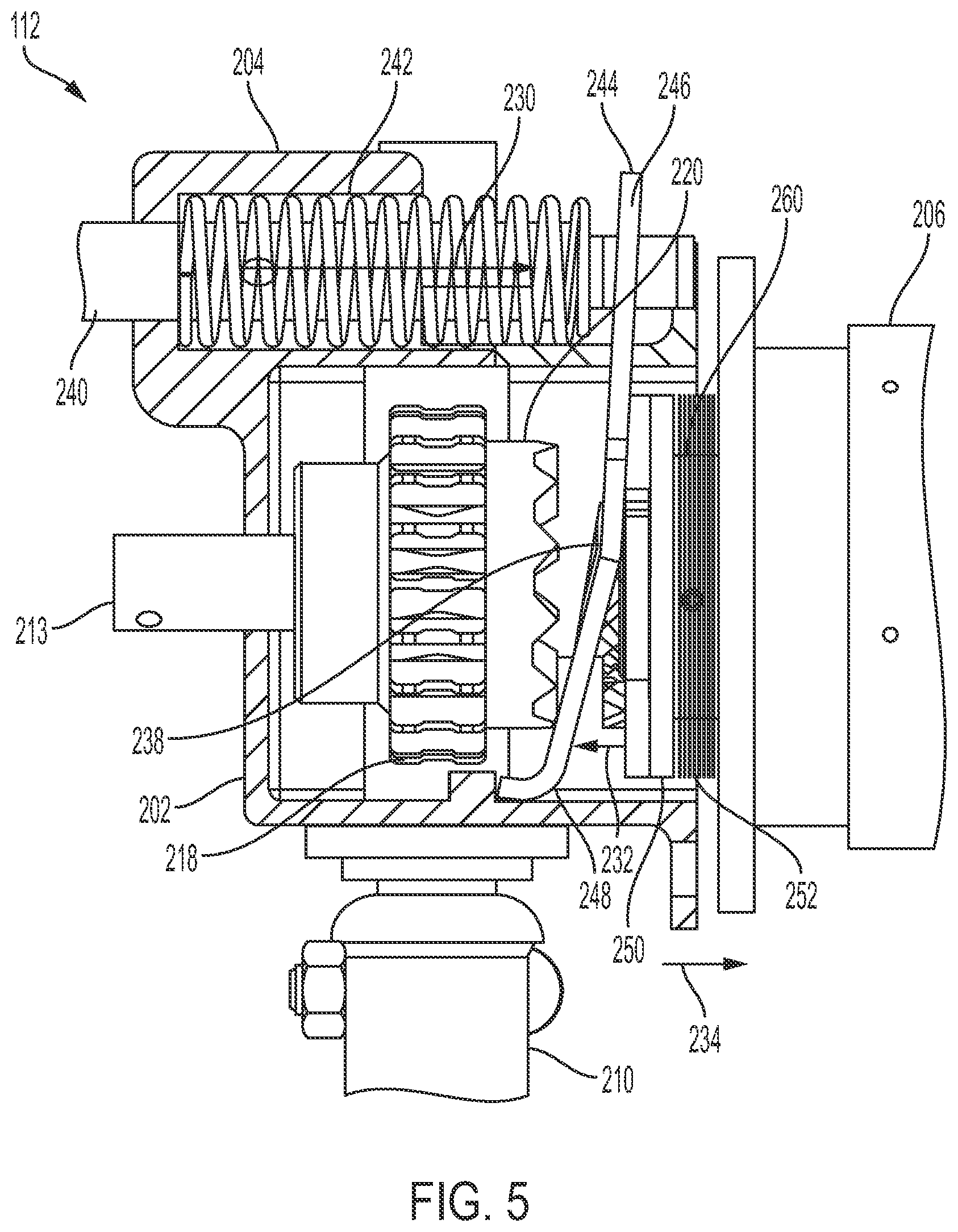 Patent US12297696 Figure 5 – Operator governor release for fire shutters