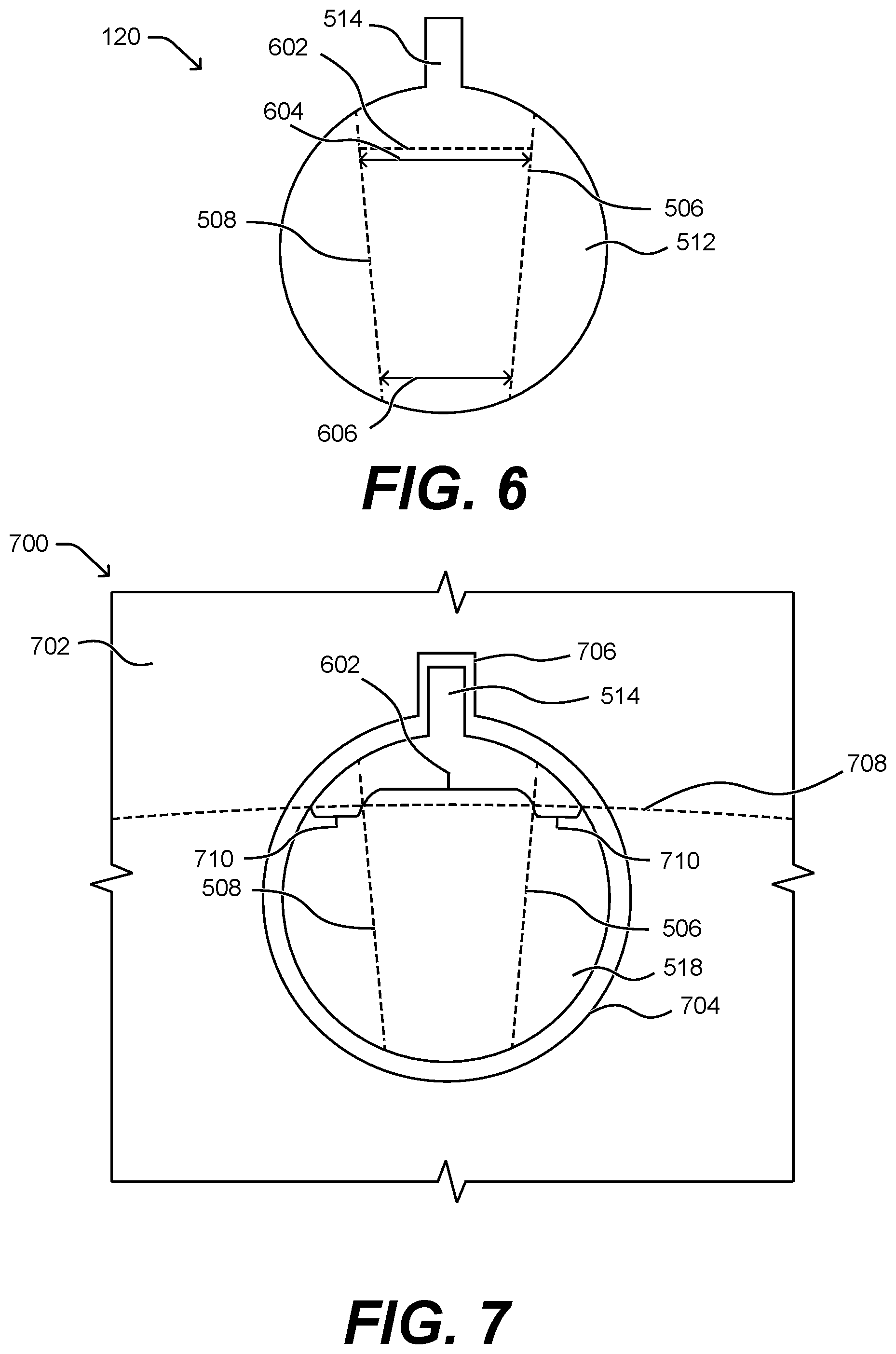 Patent US12297698 Figure 6 – Retainer for rotary cone drill bit