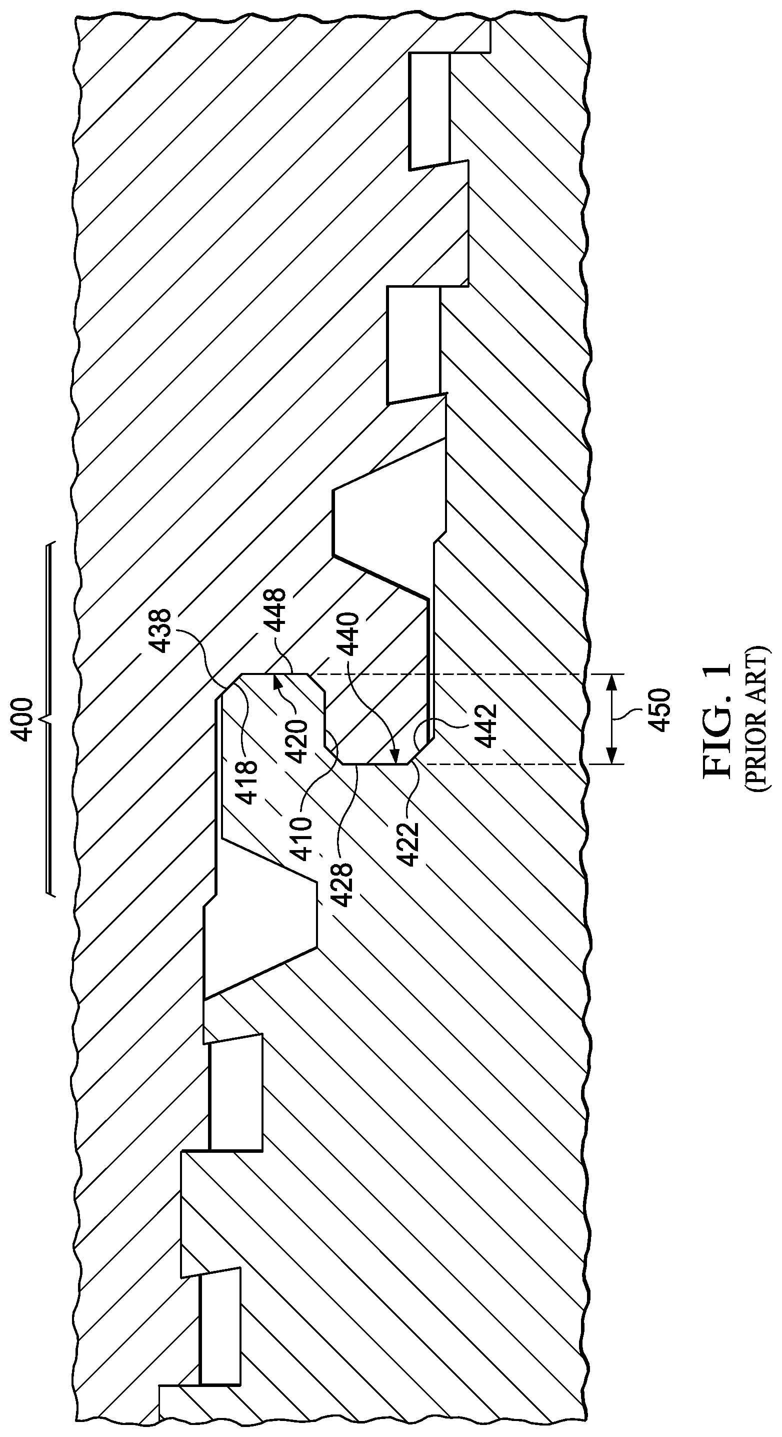 Patent US12297700 — Curvilinear sealing system — Figure 1