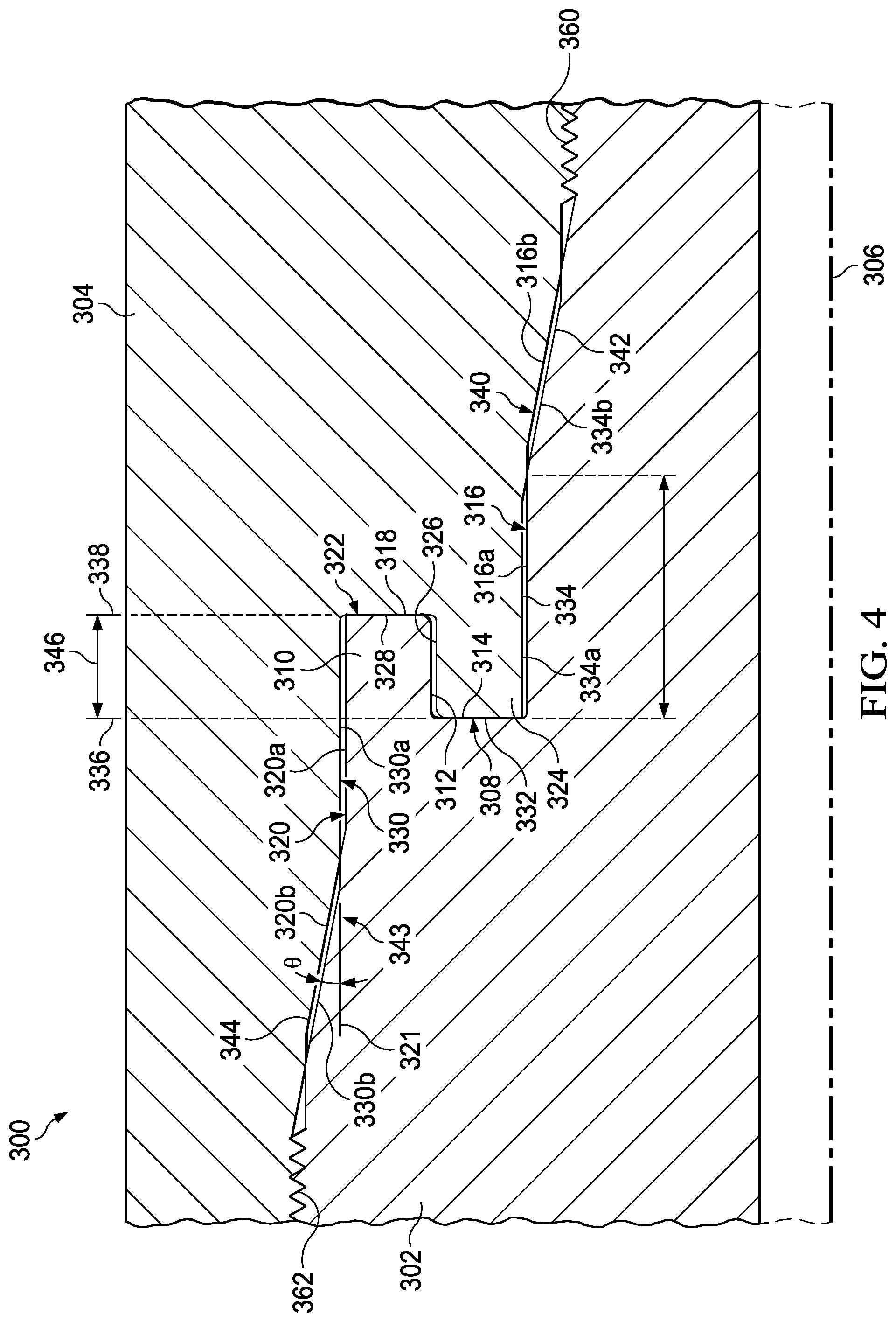 Patent US12297700 Figure 4 – Curvilinear sealing system