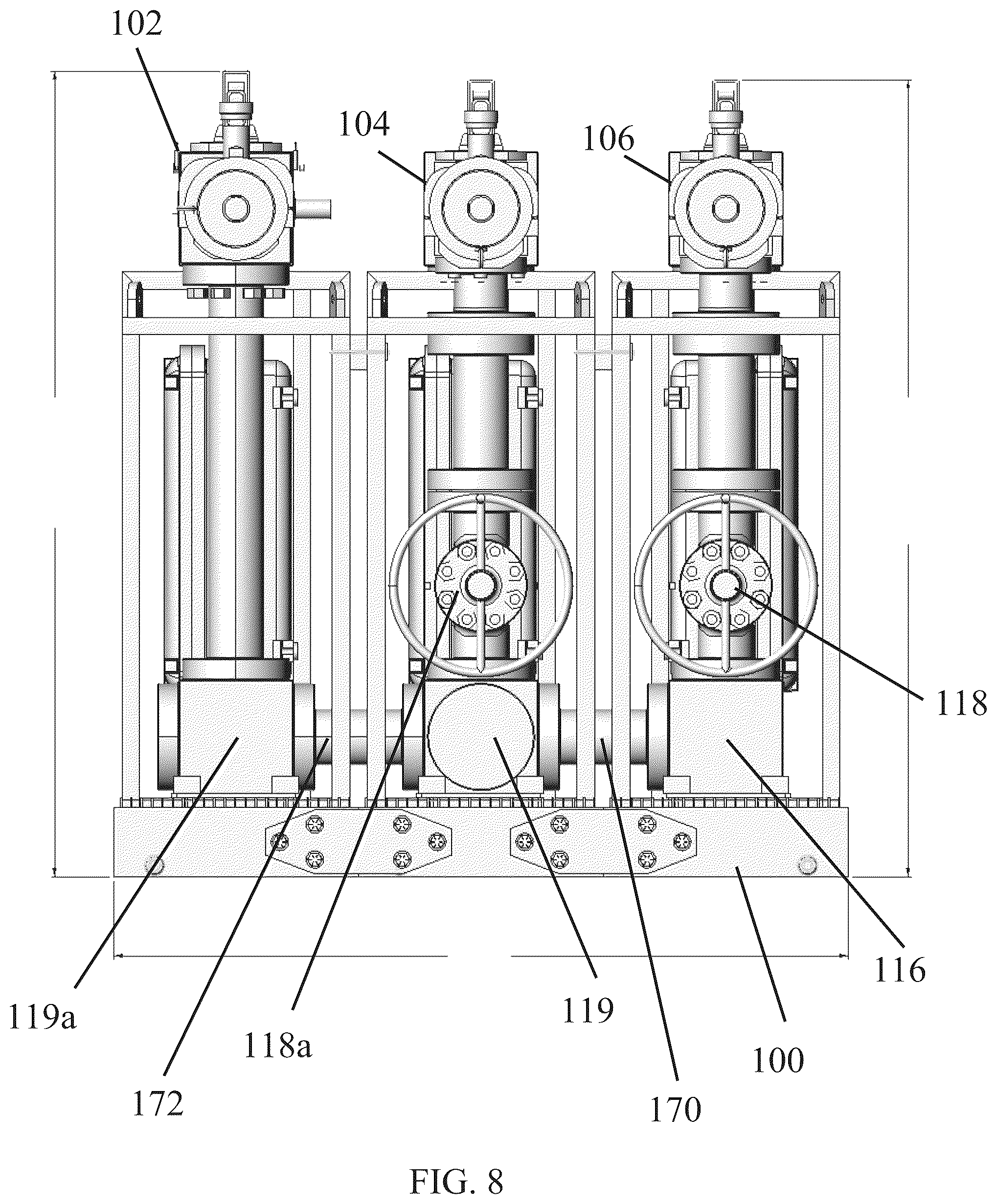 Patent US12297704 Figure 8 – Modular managed pressure drilling choke system
