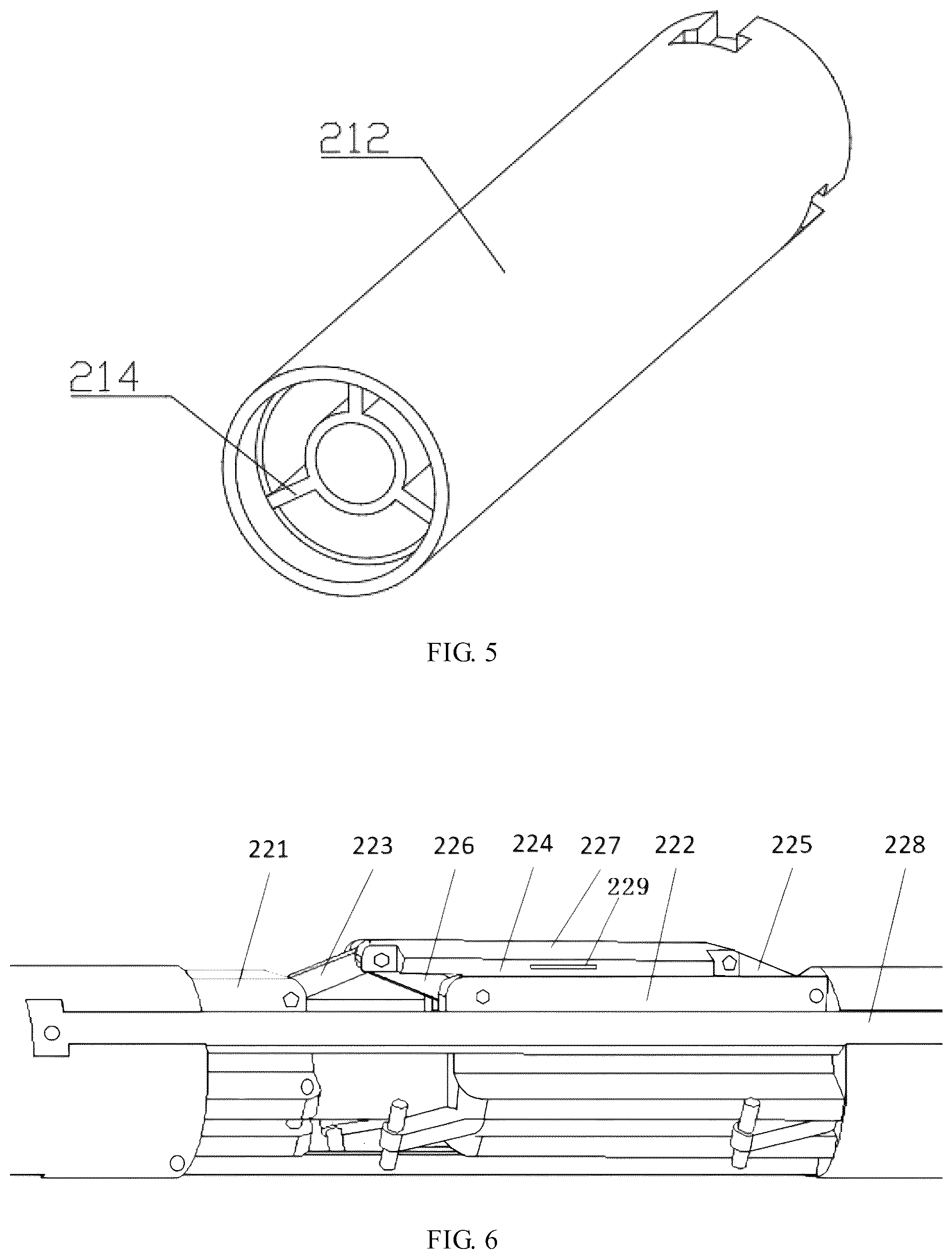 Patent US12297705 Figure 3 – Support mechanism of self-adaptive traction robot for complex wellbore and control method thereof