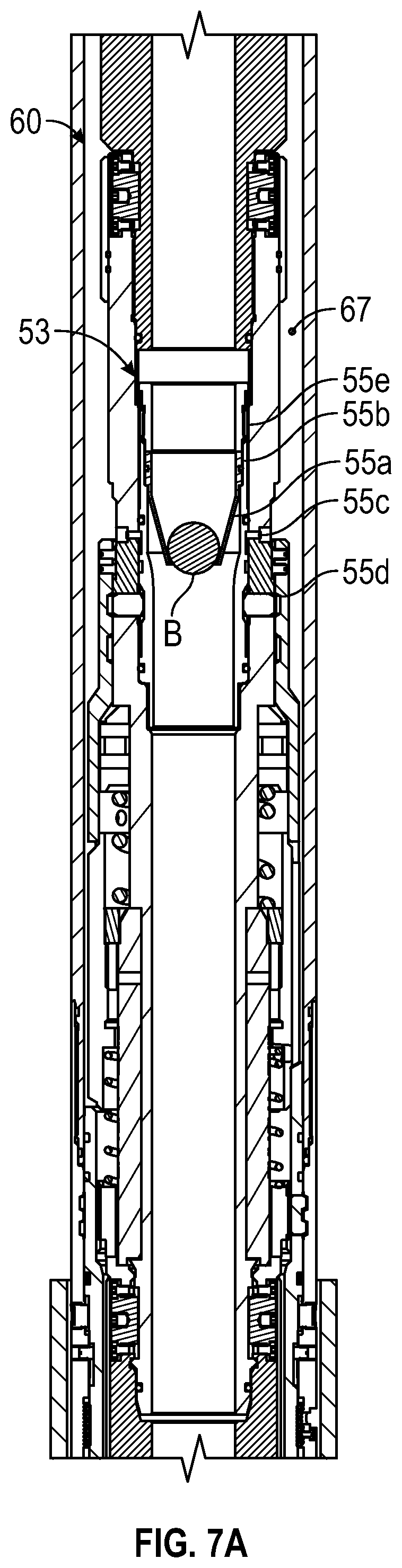 Patent US12297706 Figure 8 – Debris exclusive-pressure intensified-pressure balanced setting tool for liner hanger