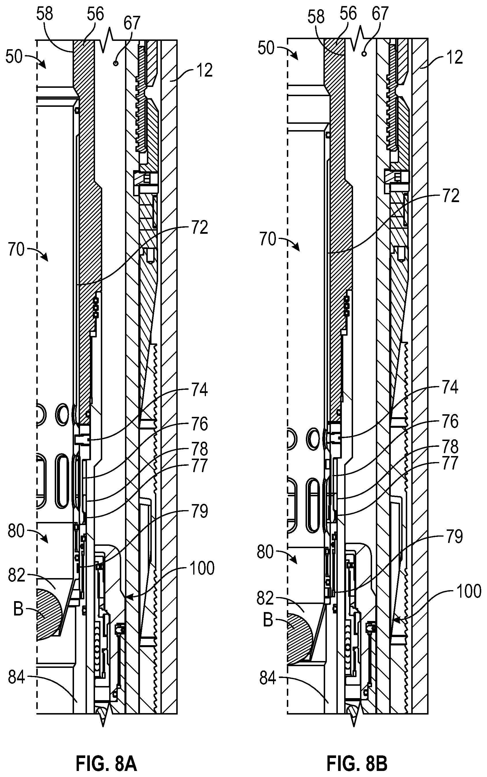 Patent US12297706 Figure 10 – Debris exclusive-pressure intensified-pressure balanced setting tool for liner hanger