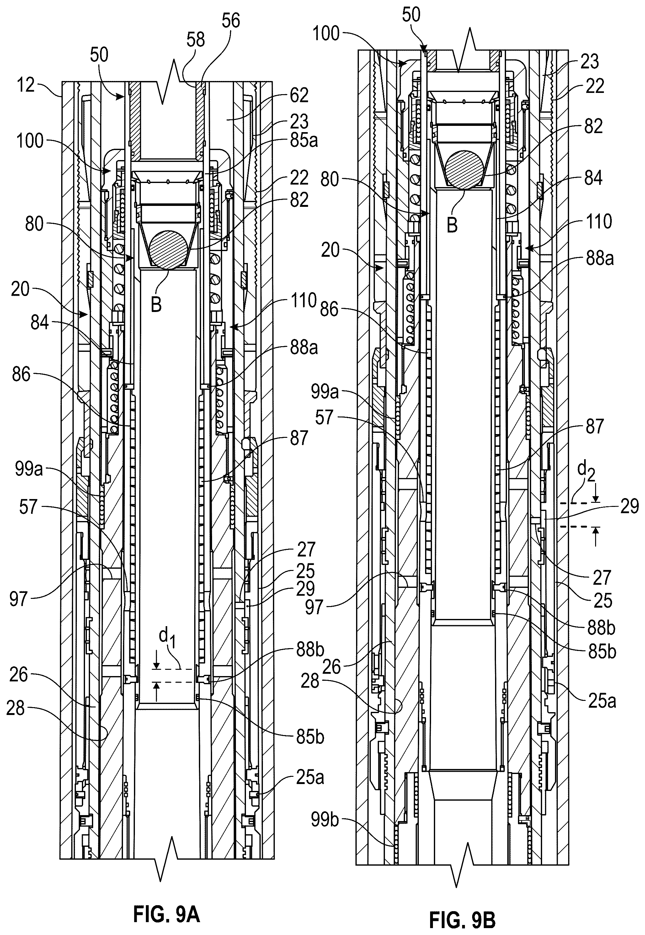 Patent US12297706 Figure 11 – Debris exclusive-pressure intensified-pressure balanced setting tool for liner hanger